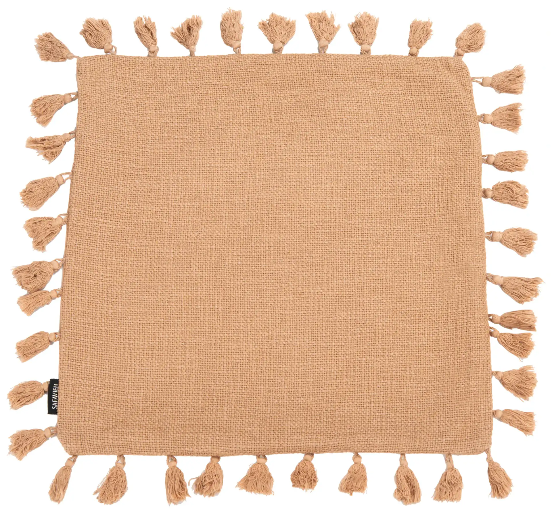 Skyla Pillow in Beige, detail view