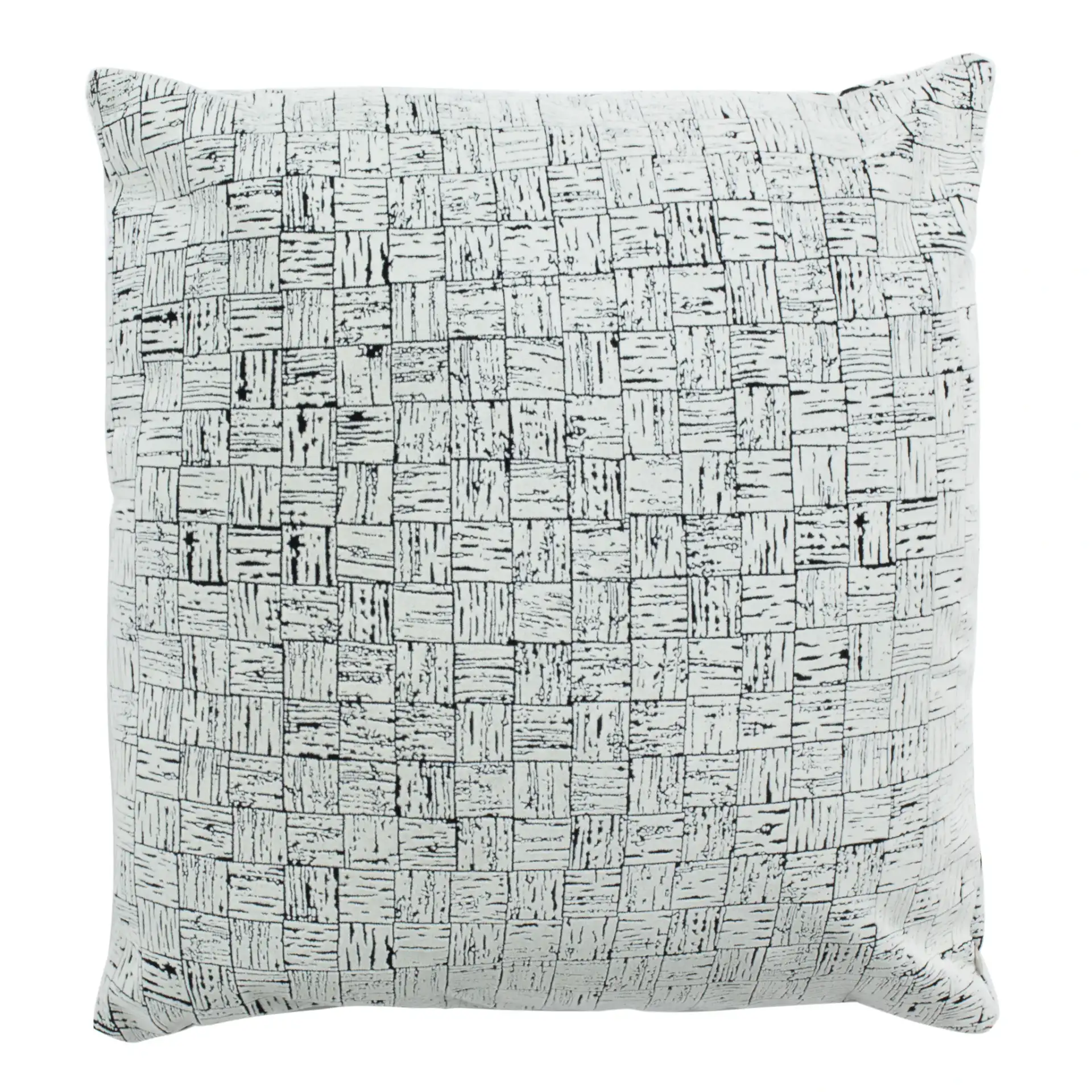 Halina Throw Pillow in Black / White
