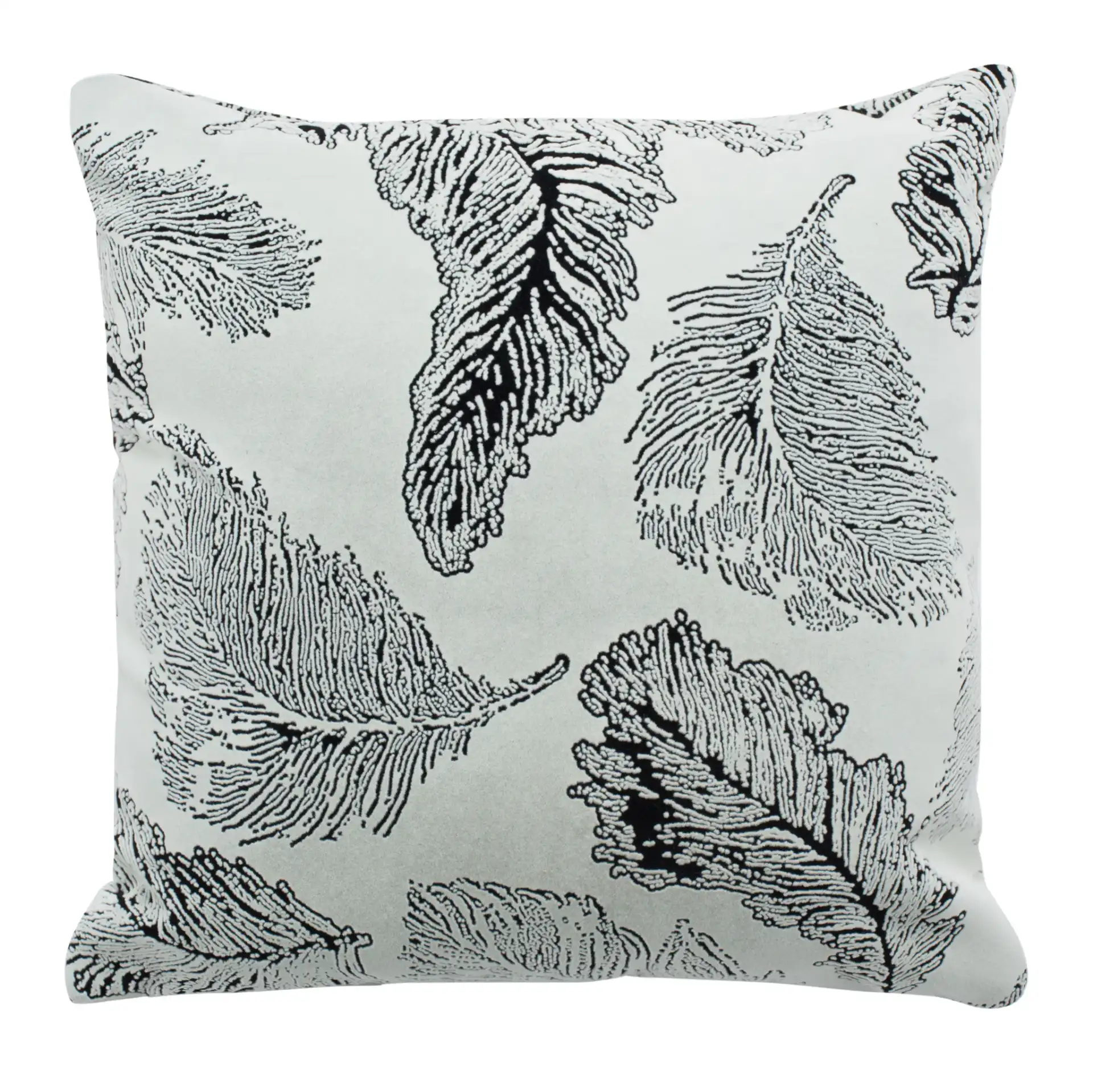 Livie Throw Pillow in Black / White