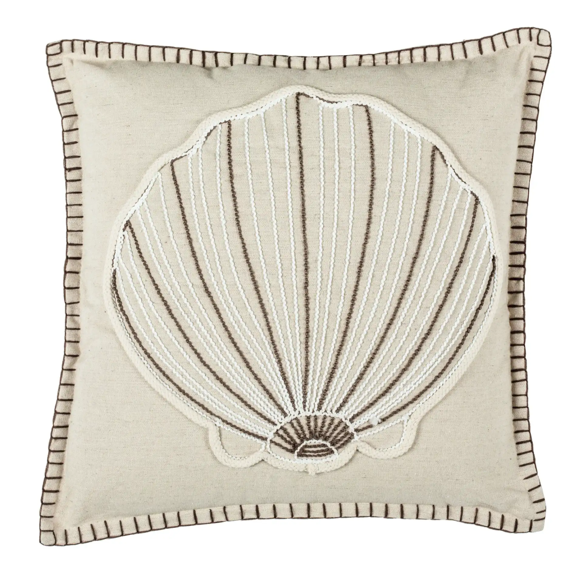 Della Starfish Pillow in Natural, detail view