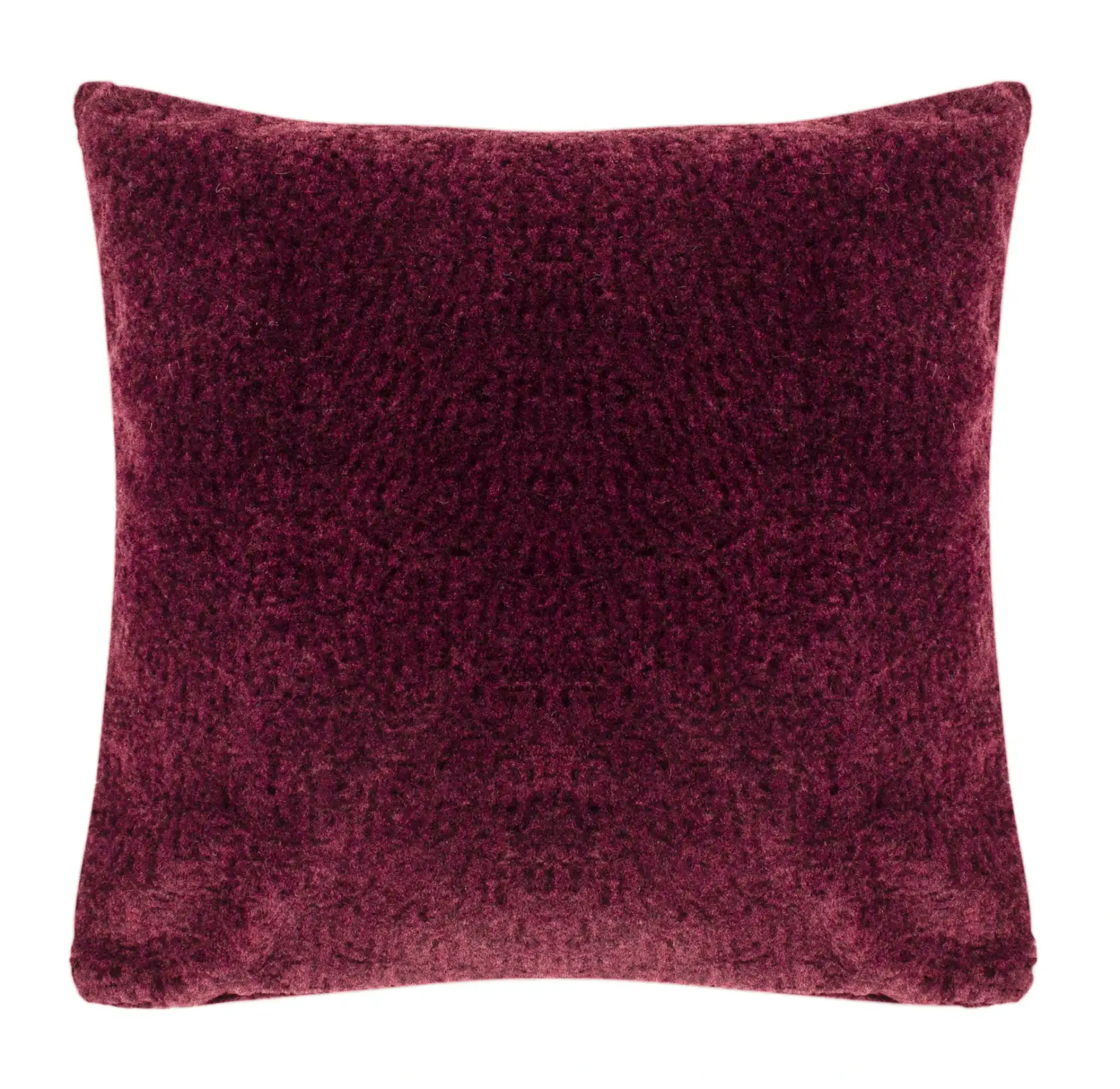Barica Pillow in Dark Red, detail view