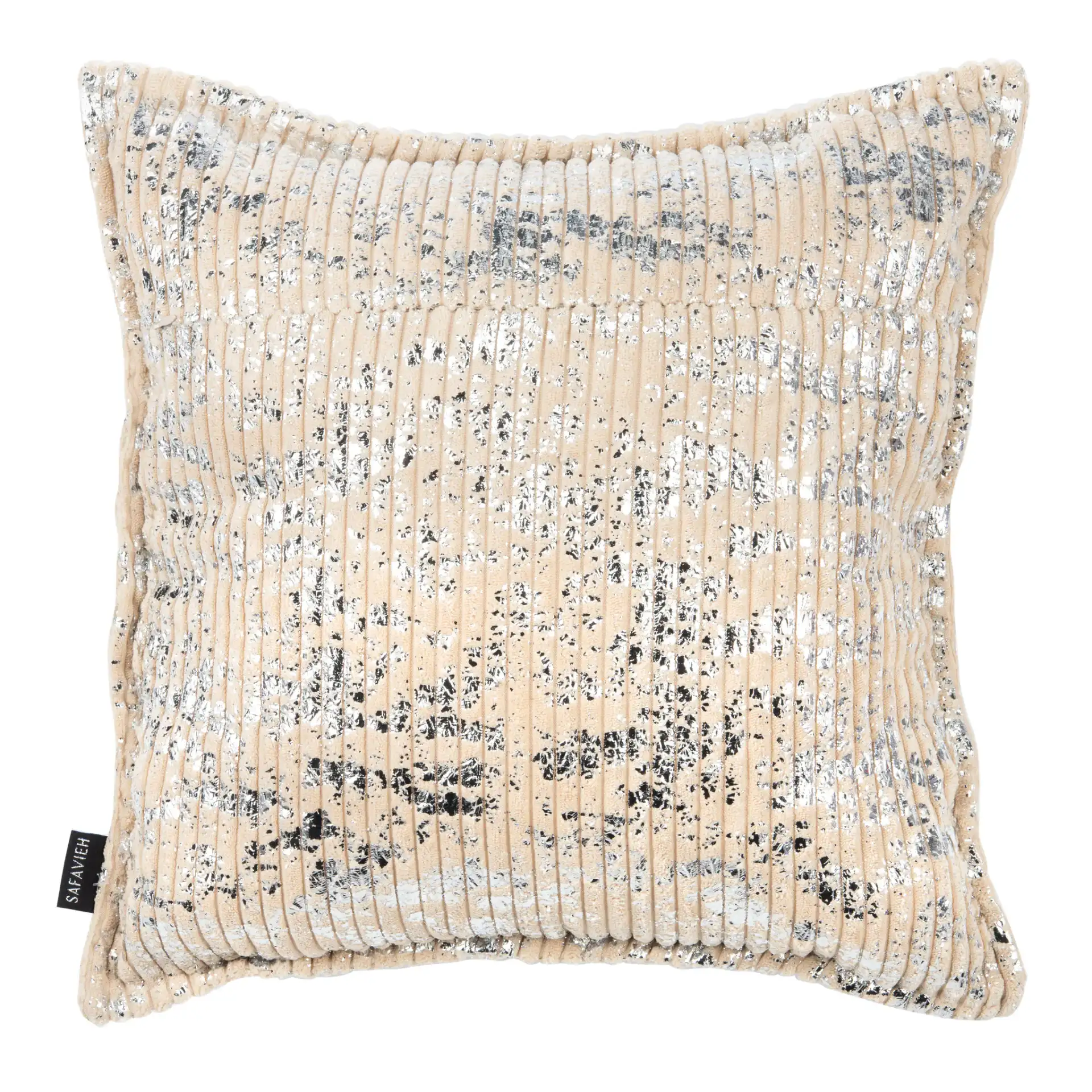 Elysia Pillow in Silver, detail view