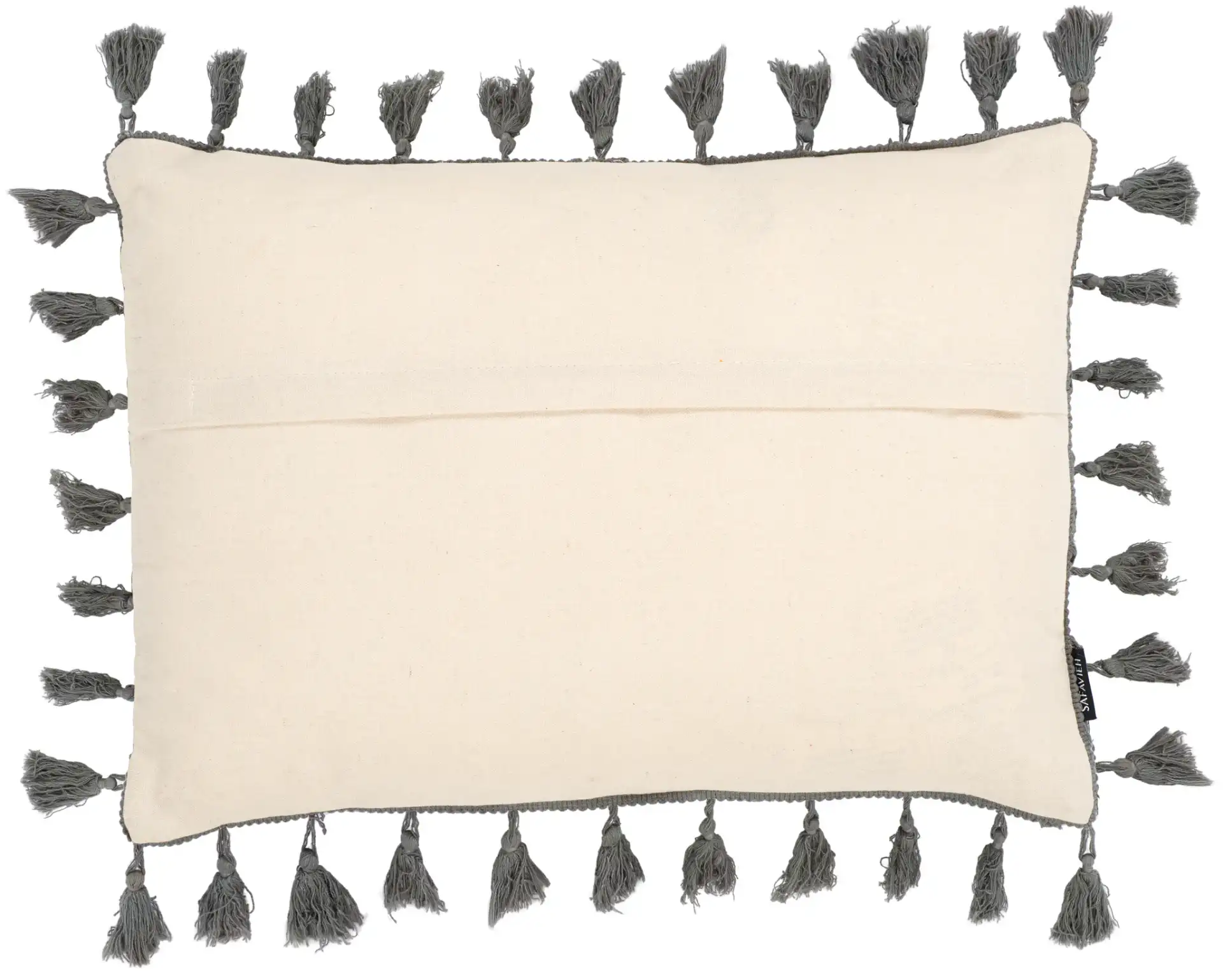 Azzura Pillow in Blue Gray, detail view