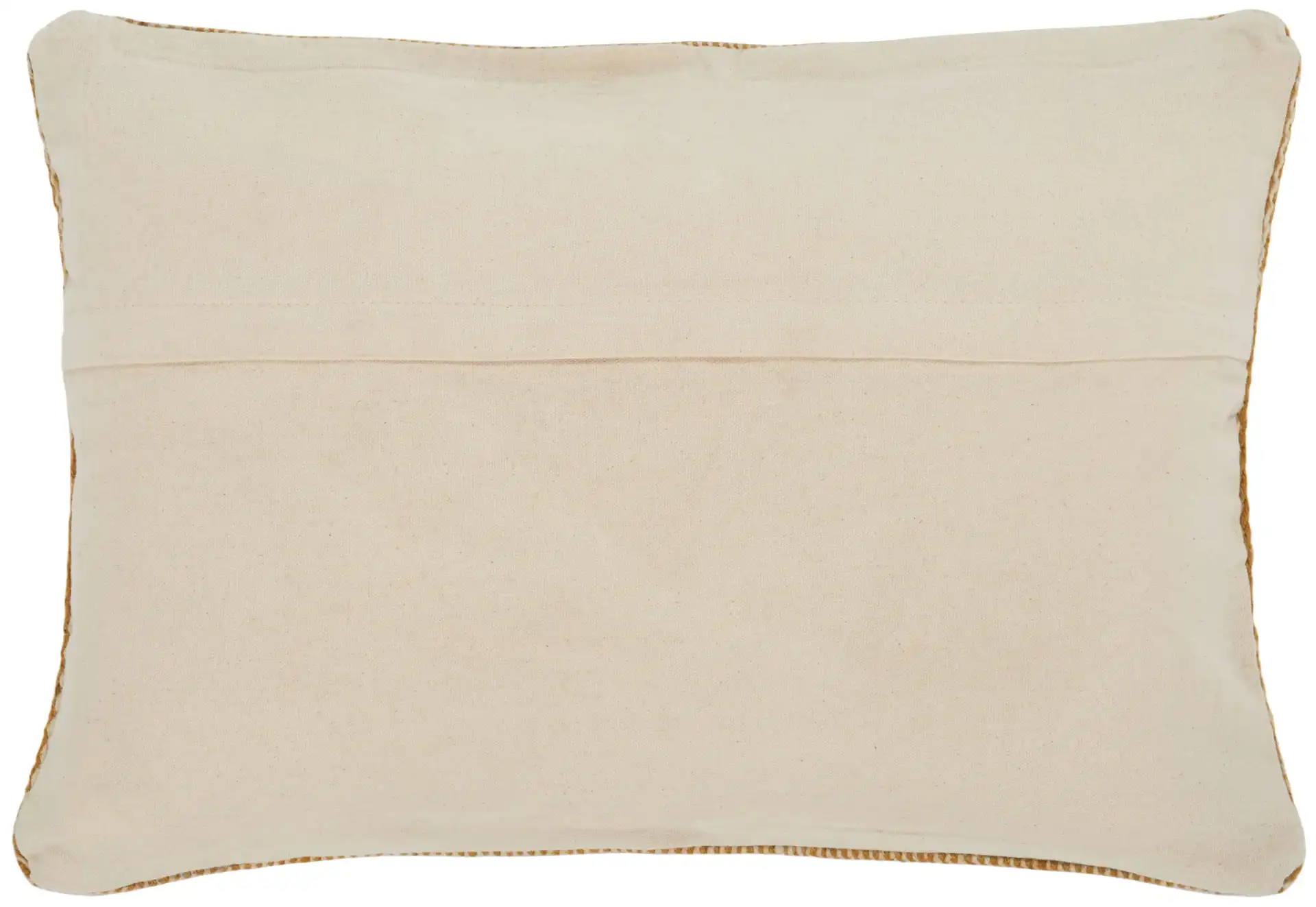 Deni 14 X 20 Pillow in Mustard / Ivory, detail view
