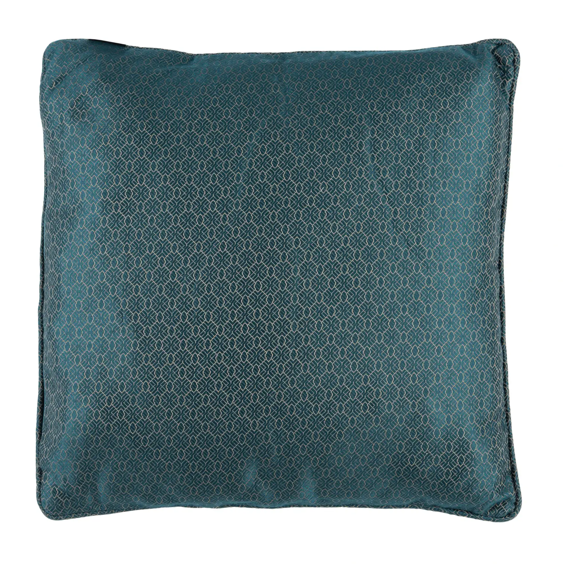 Aderyn Pillow in Green / Beige, detail view