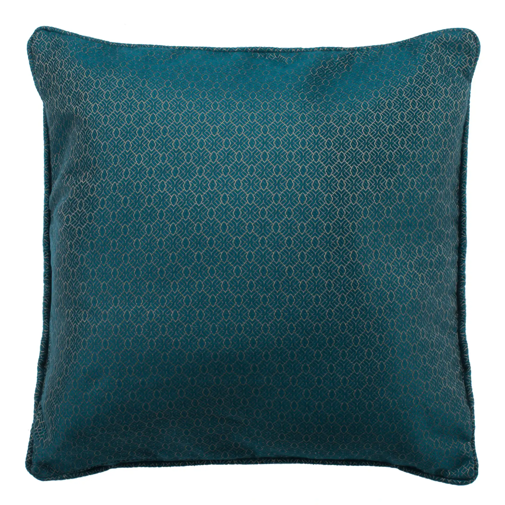 Aderyn Pillow in Green / Beige, detail view