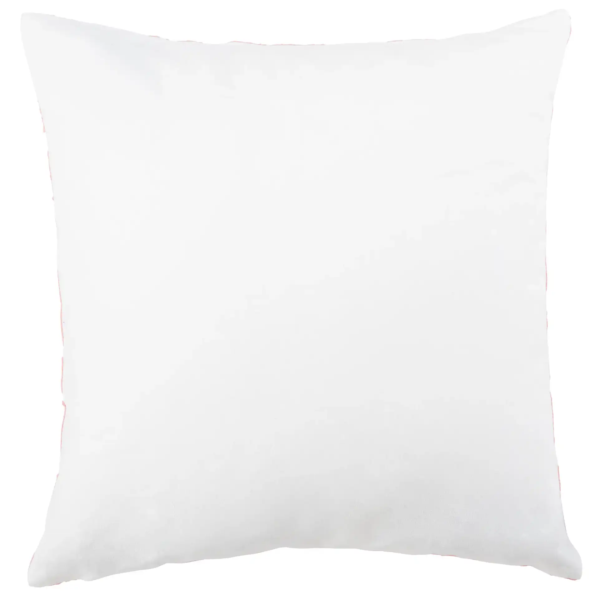 Kassidy Pillow in Blush / White, detail view