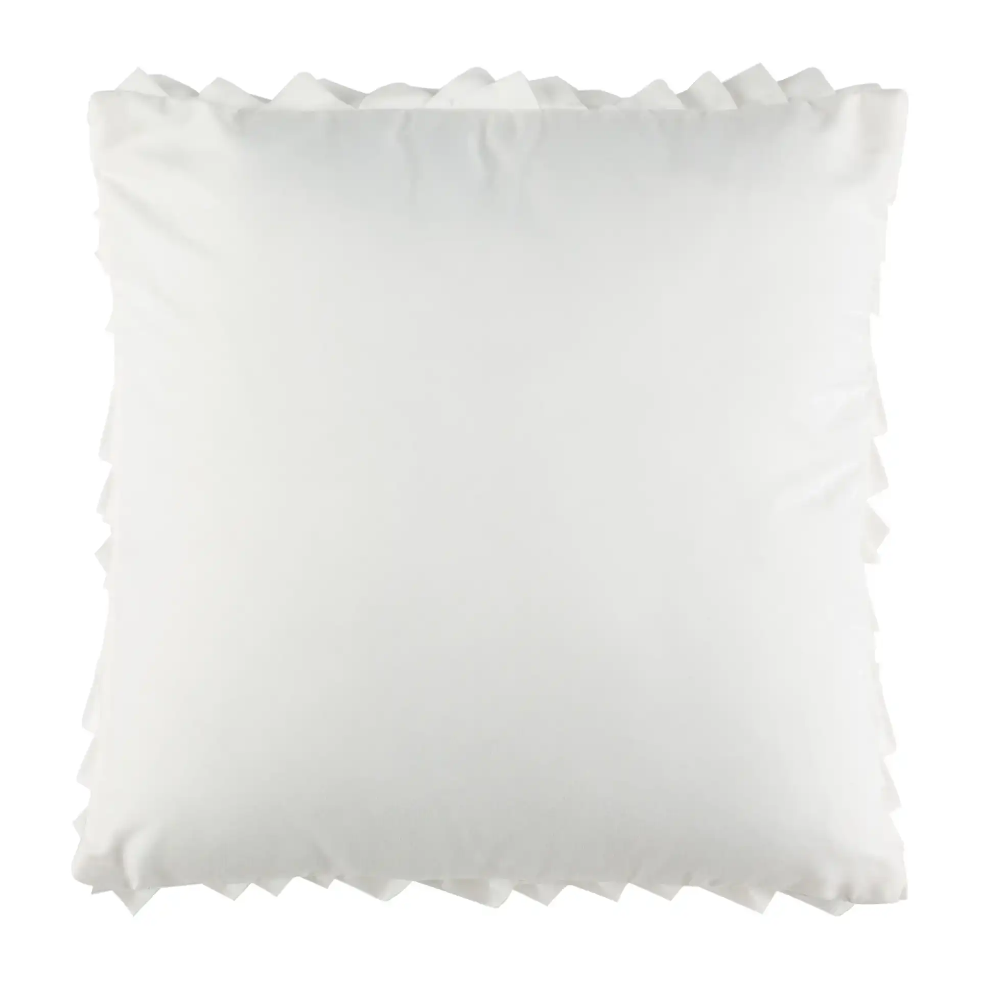 Teagen Pillow in White, detail view