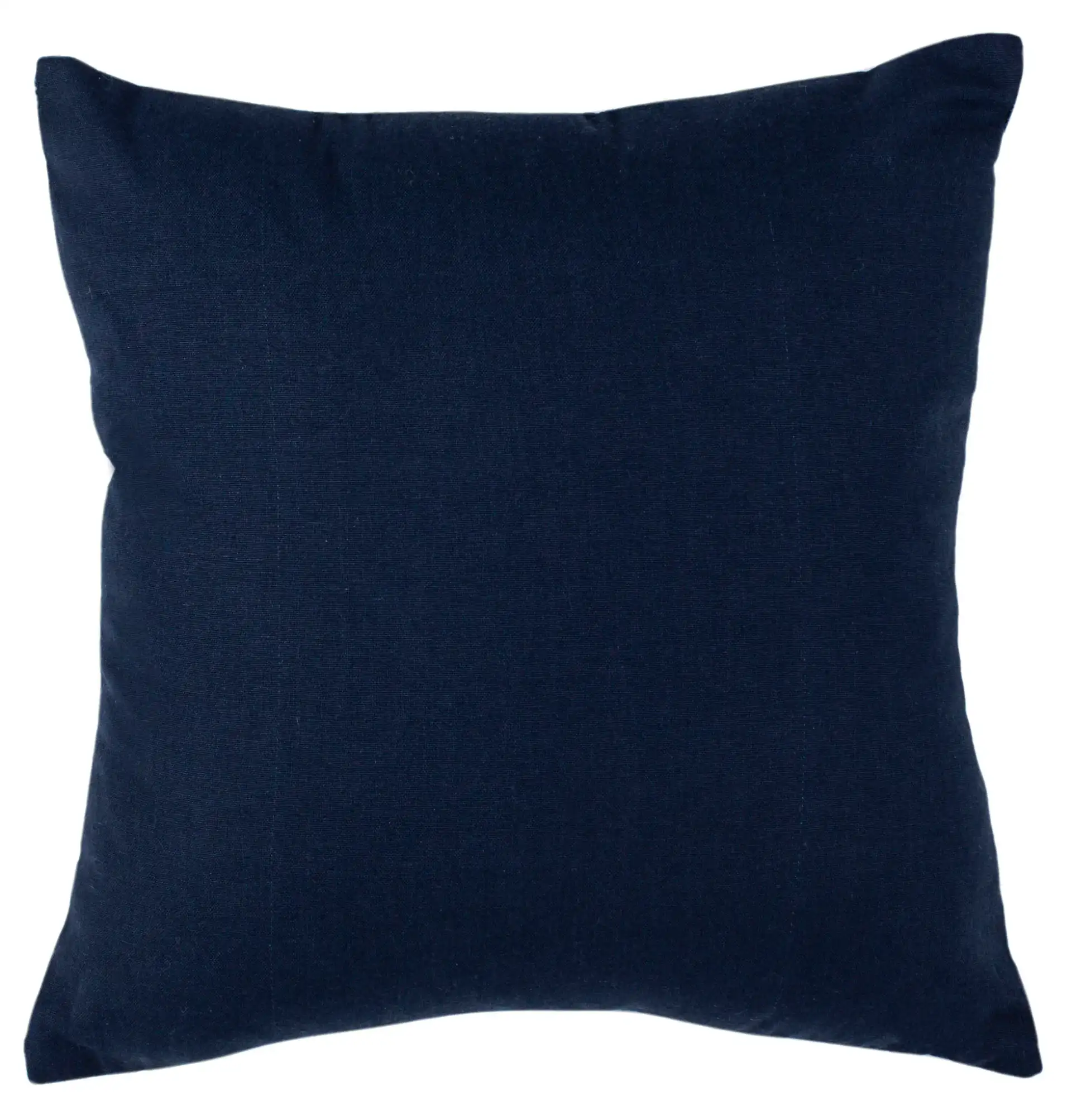 Narla Pillow in Deep Blue / White, detail view