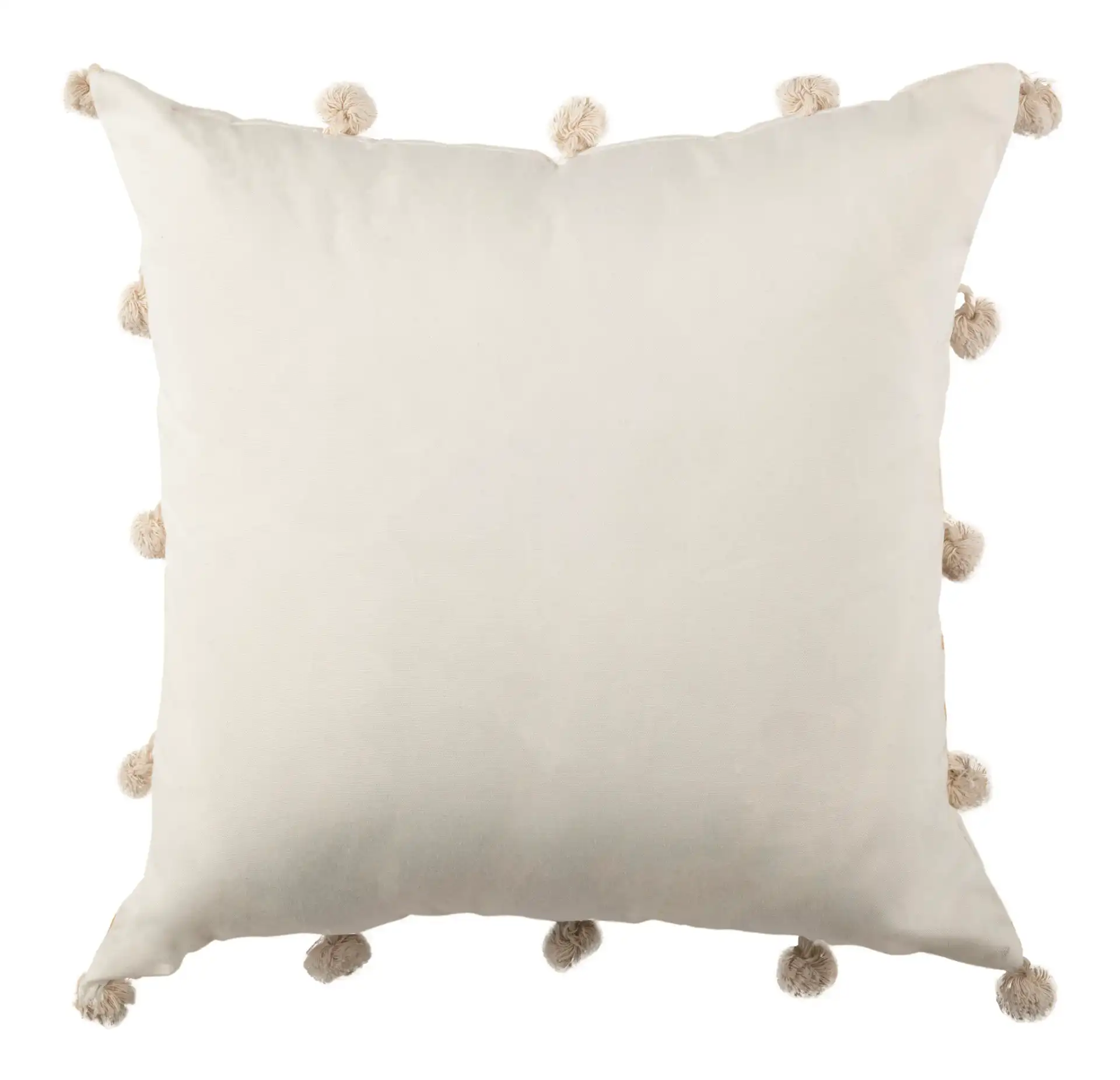 Jirina Pillow in White / Gold, detail view
