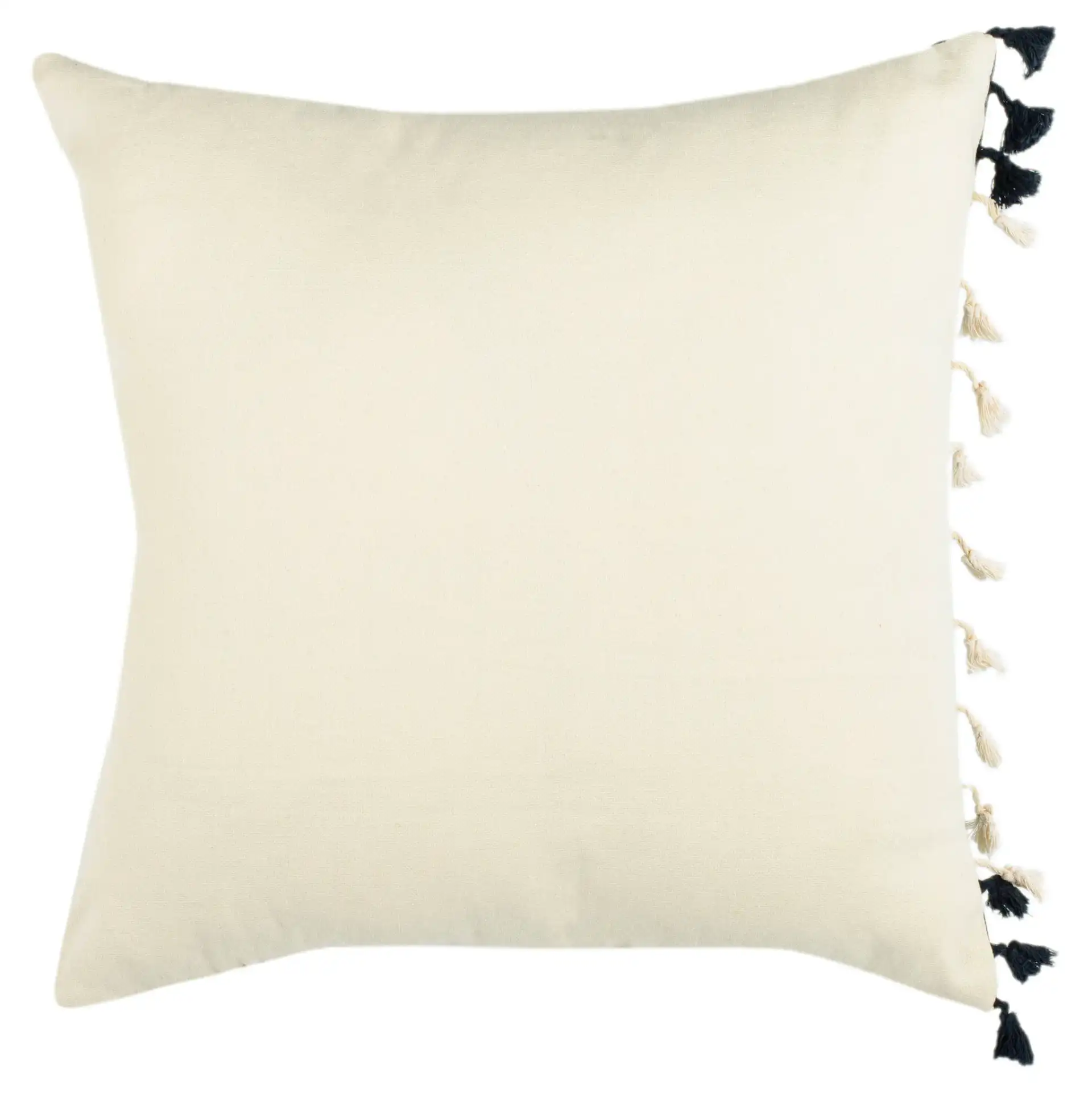 Linnet Pillow in Deep Blue / Gray, detail view