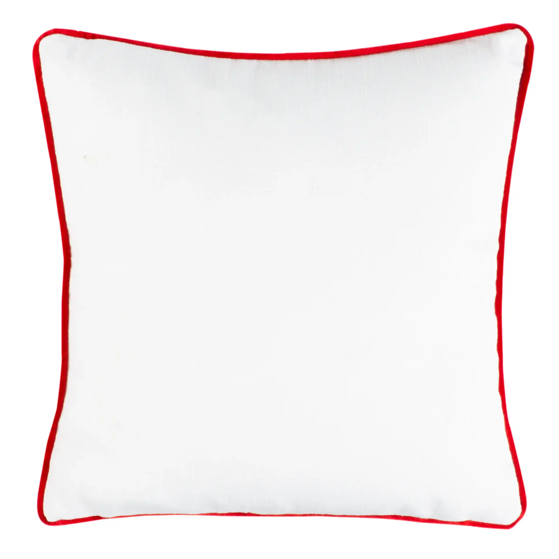 Neve Pillow in Champagne / Red, detail view