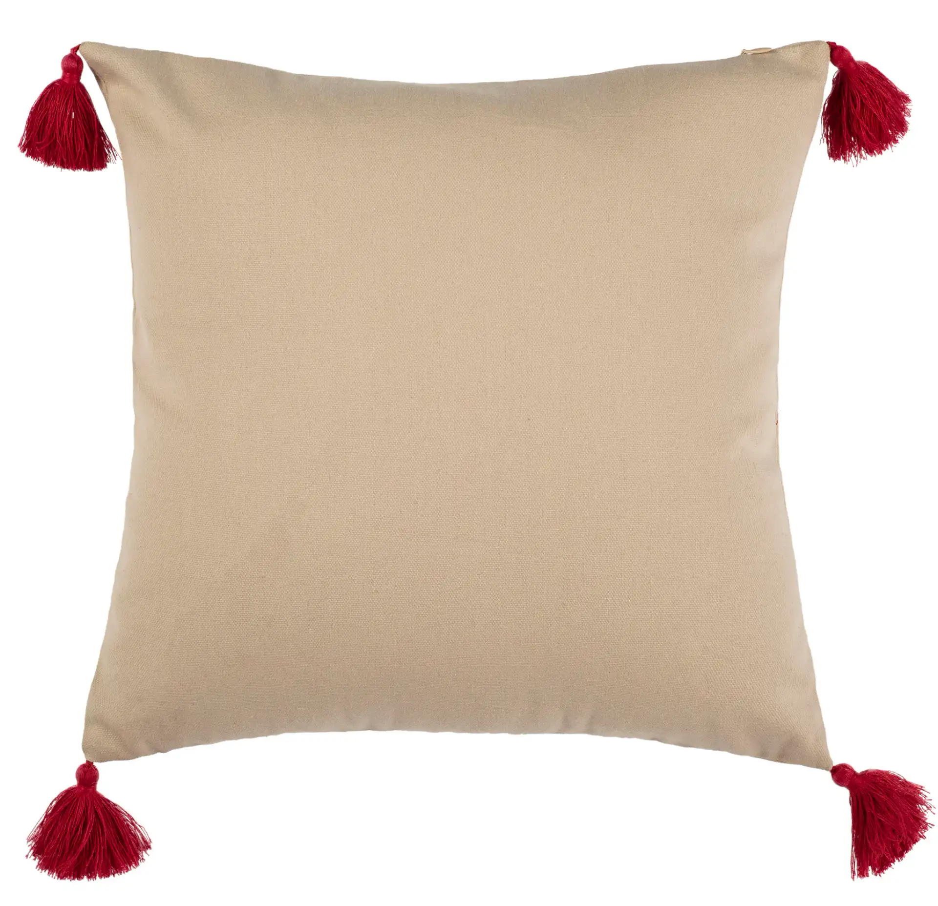 Ralen Pillow in White, detail view