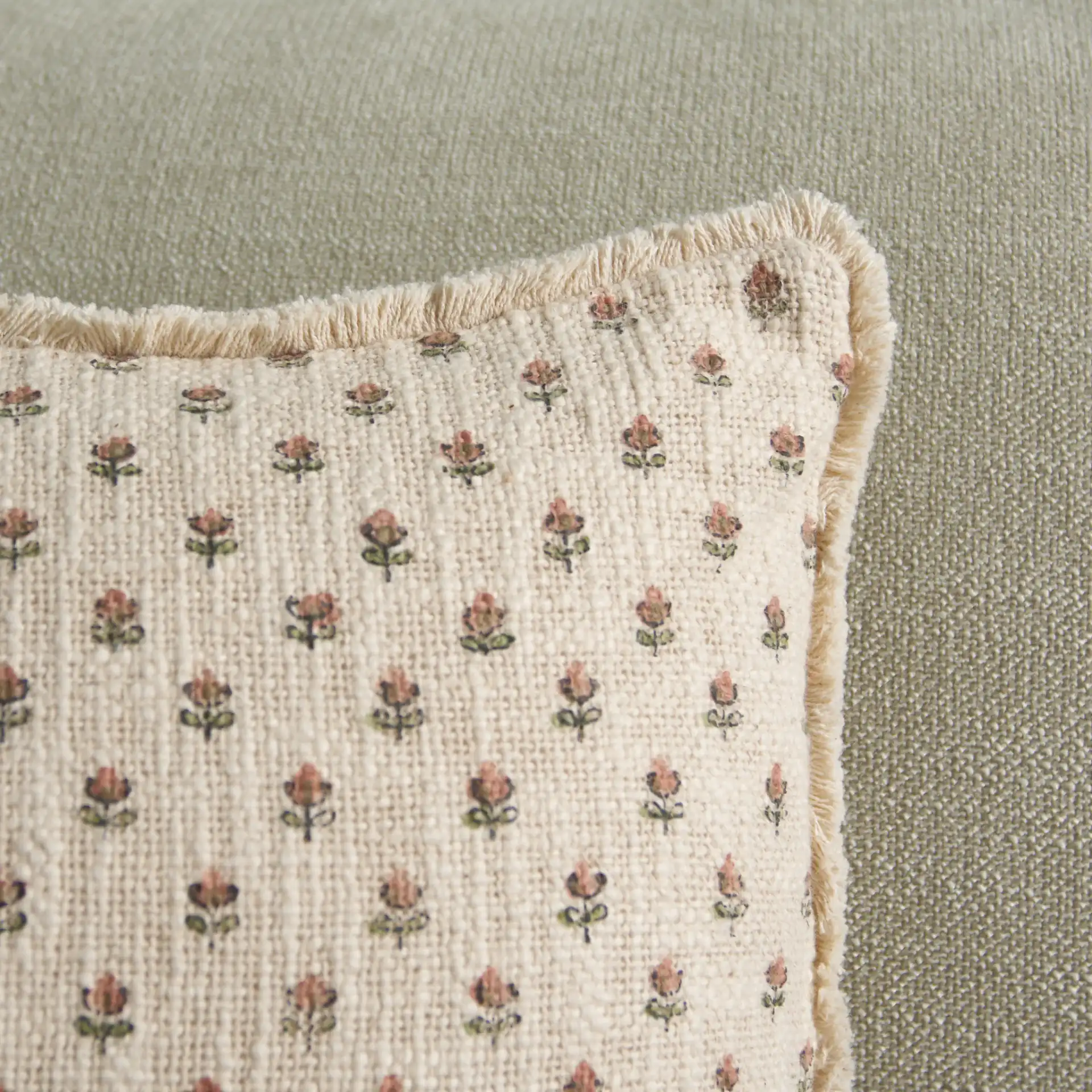 Armas Pillow in Multicolor in a styled room