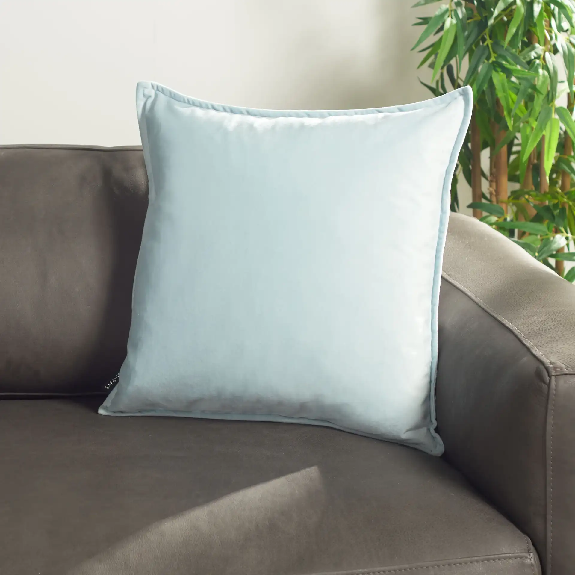 Lornis Pillow in Blue in a styled room