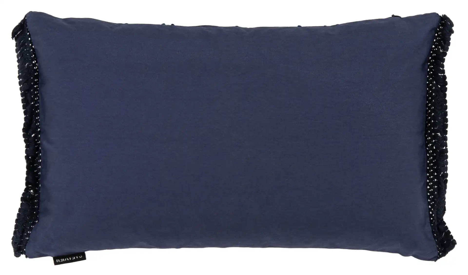 Sorena Pillow in Navy Blue, detail view