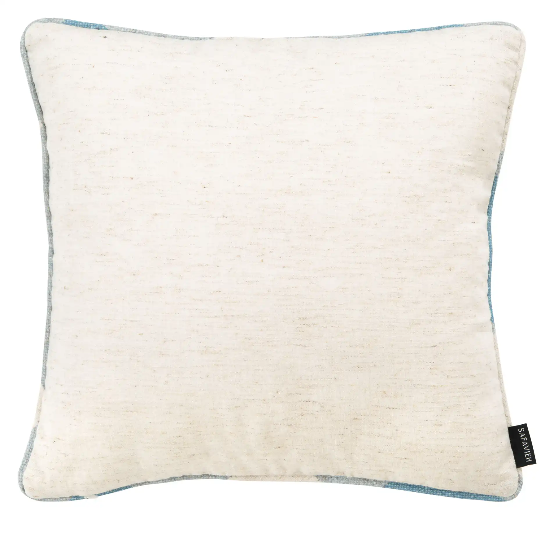Fernla Pillow in Blue / White, detail view