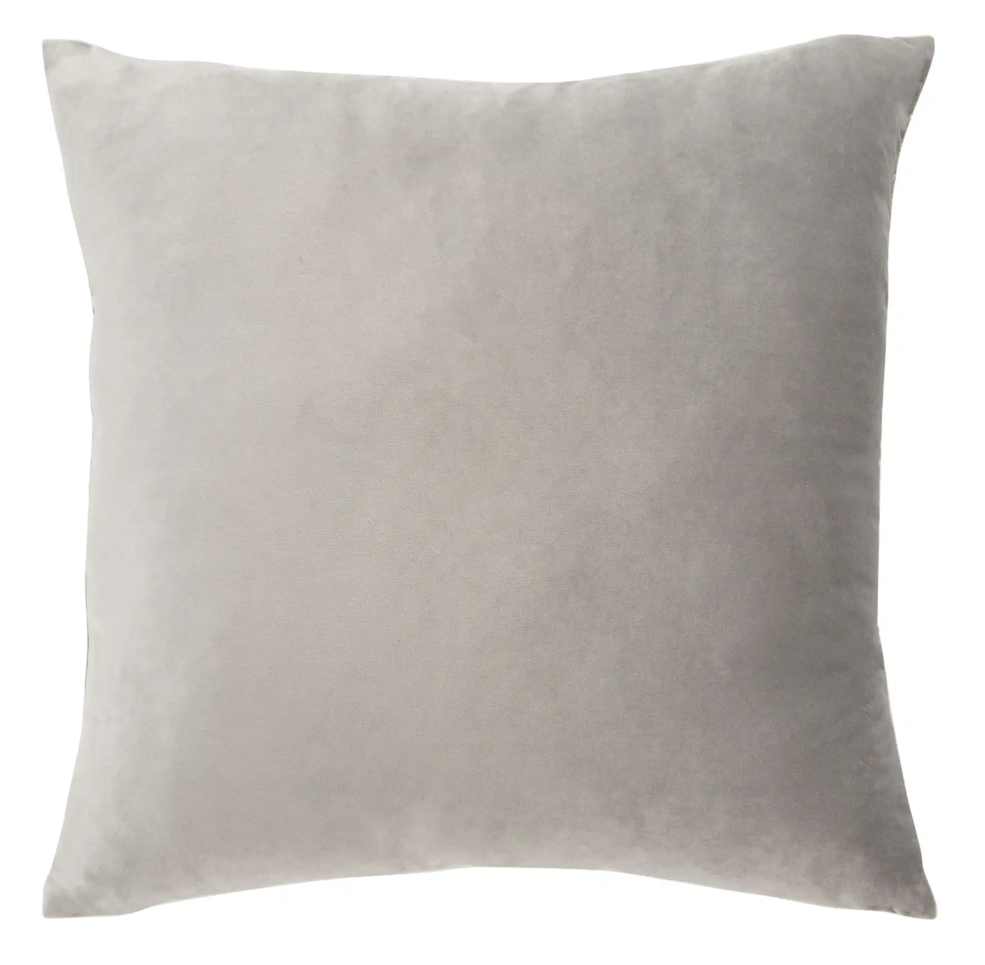 Isabelina Pillow in Gray / Silver, detail view