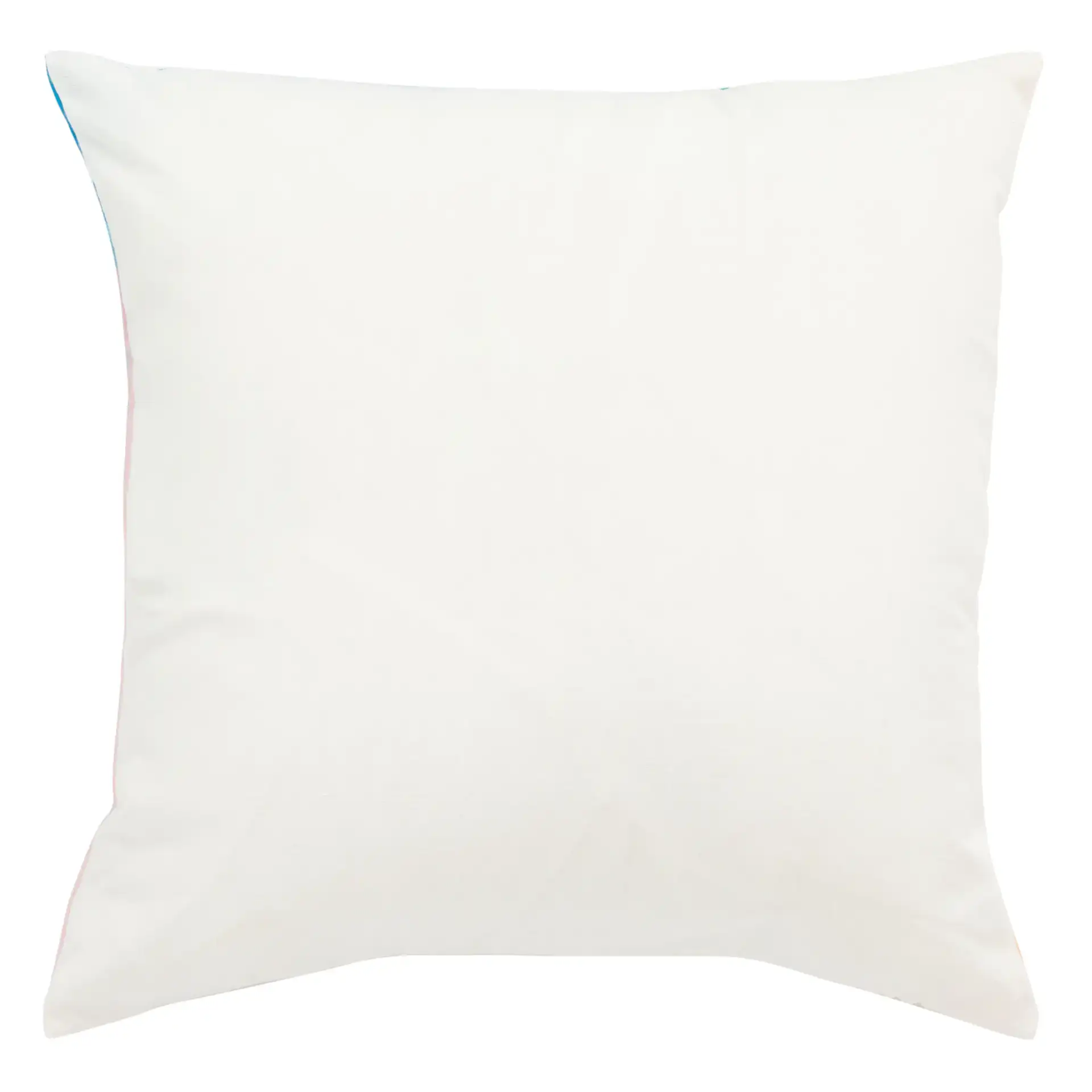 Rulia Pillow in Yellow / Cream / Blue, detail view