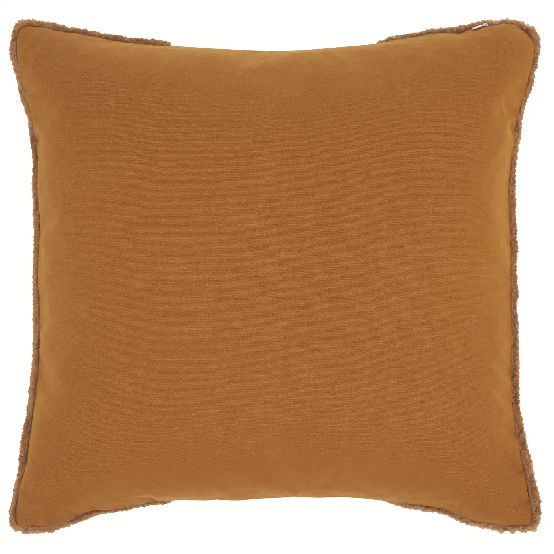 Camdyn Pillow in Camel / Ivory, detail view