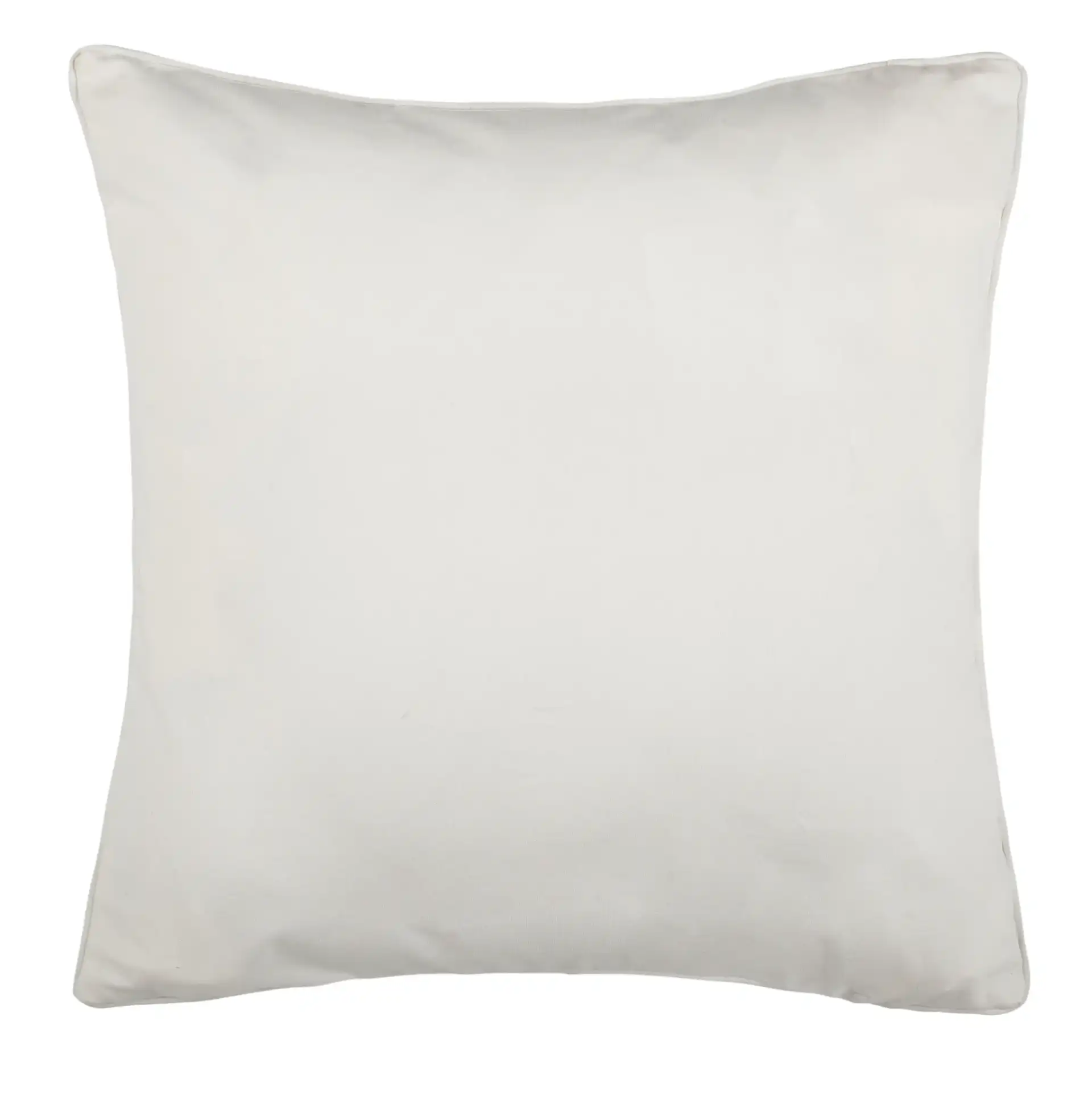 Avery Pillow in White / Red, detail view