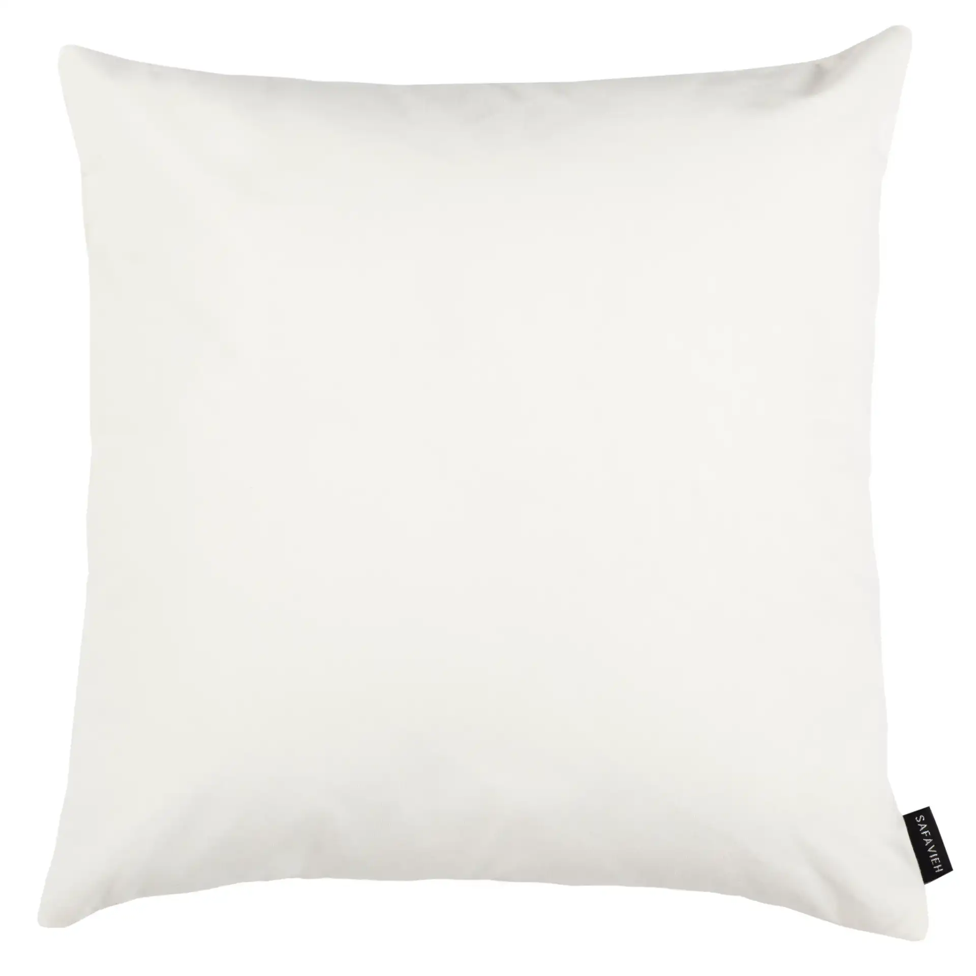Valorie Vine Pillow in White / Gray, detail view