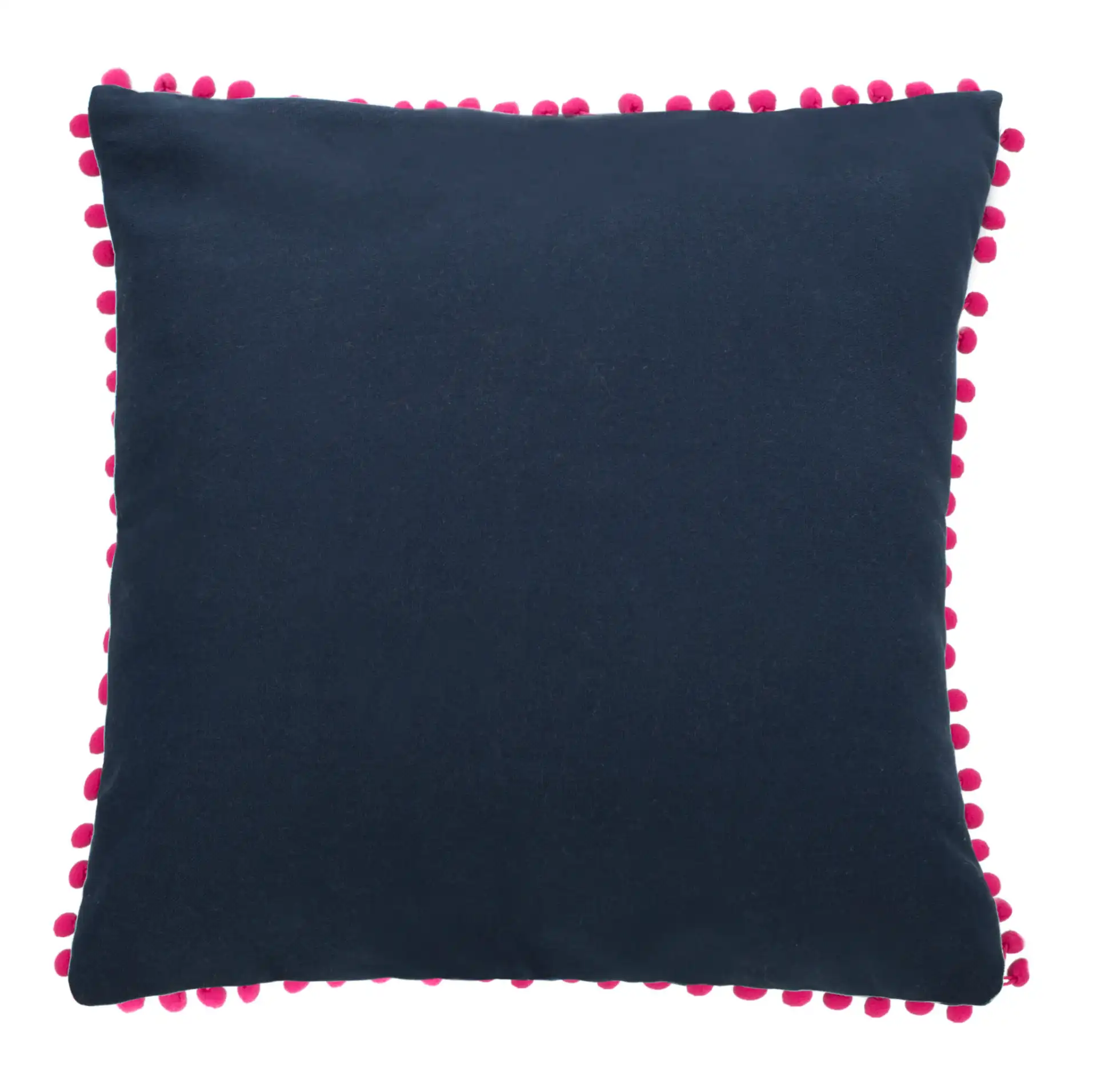Atalia Pillow in Pink / Cream / Navy, detail view