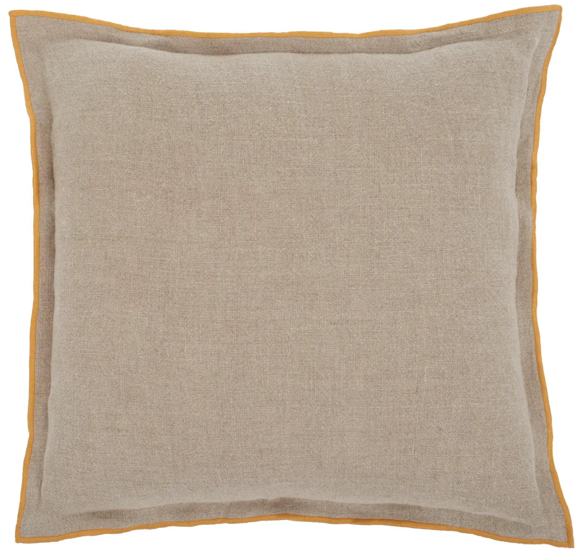Amal 20X20 Pillow in Natural / Mustard