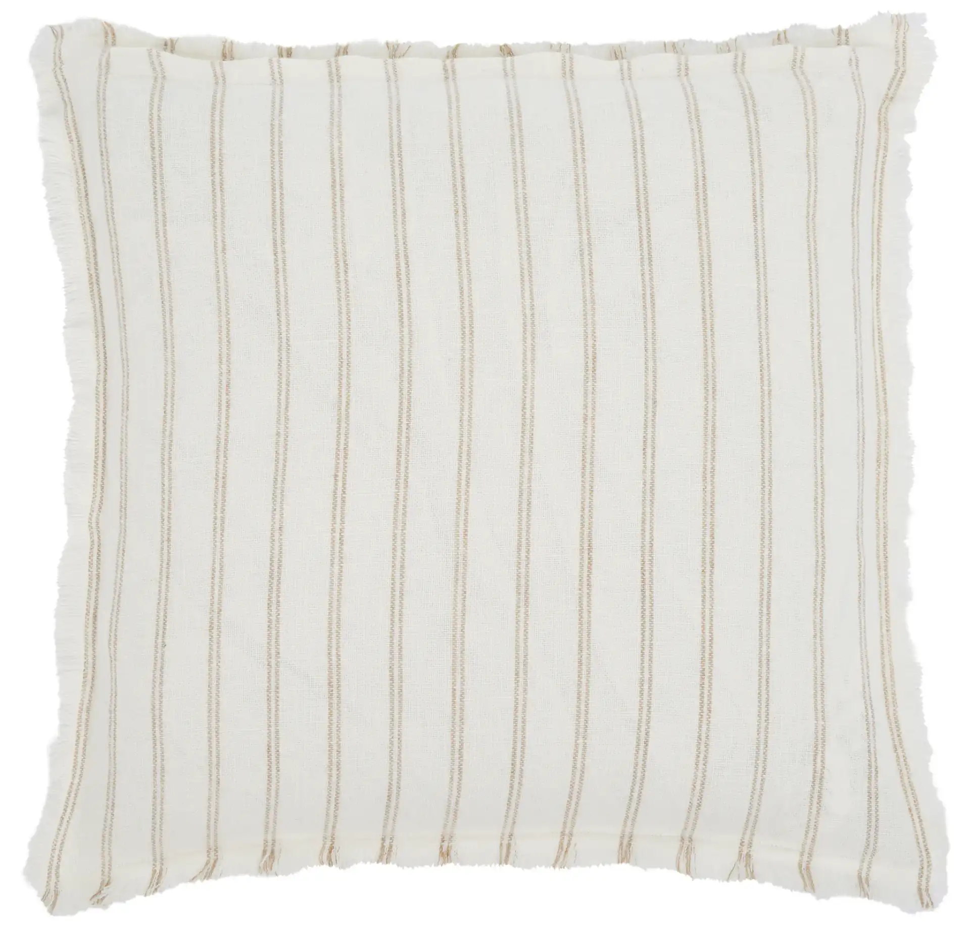 Lolo 20X20 Pillow in Ivory / Natural, detail view