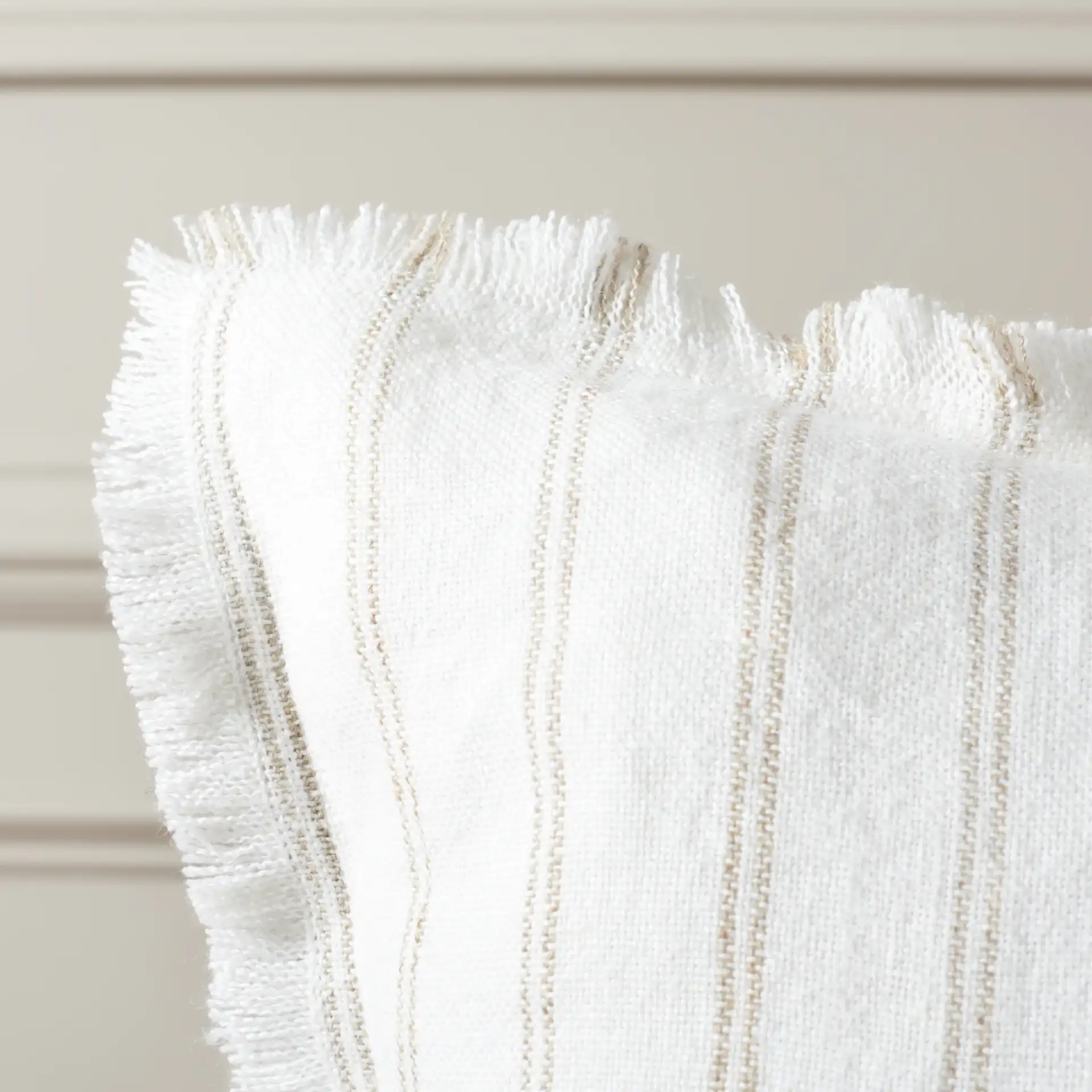 Lolo 20X20 Pillow in Ivory / Natural in a styled room