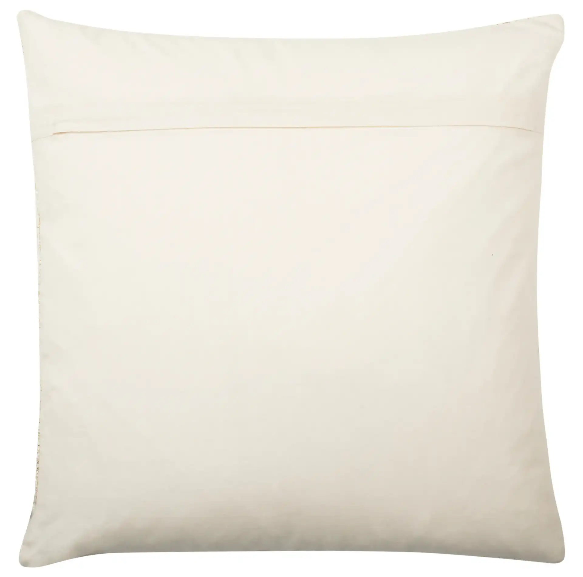 Golden Foil Pillow in Golden Cream, detail view
