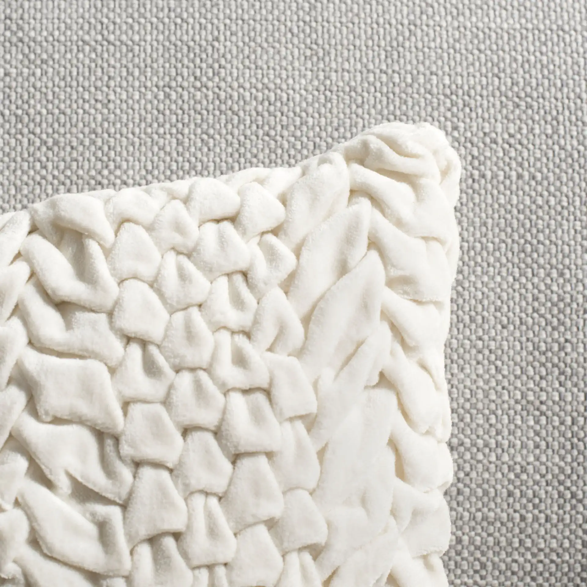 Barlett Pillow in Cream in a styled room