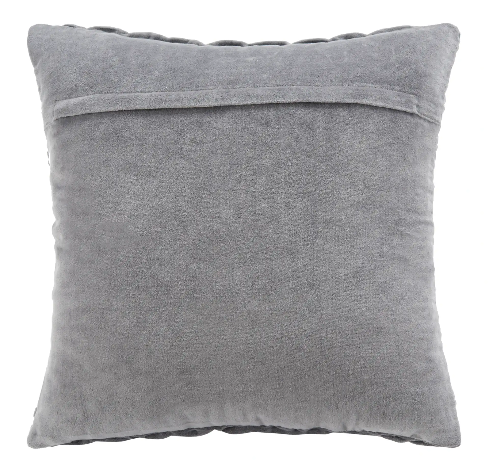 Caine Pillow in Mid Gray, detail view