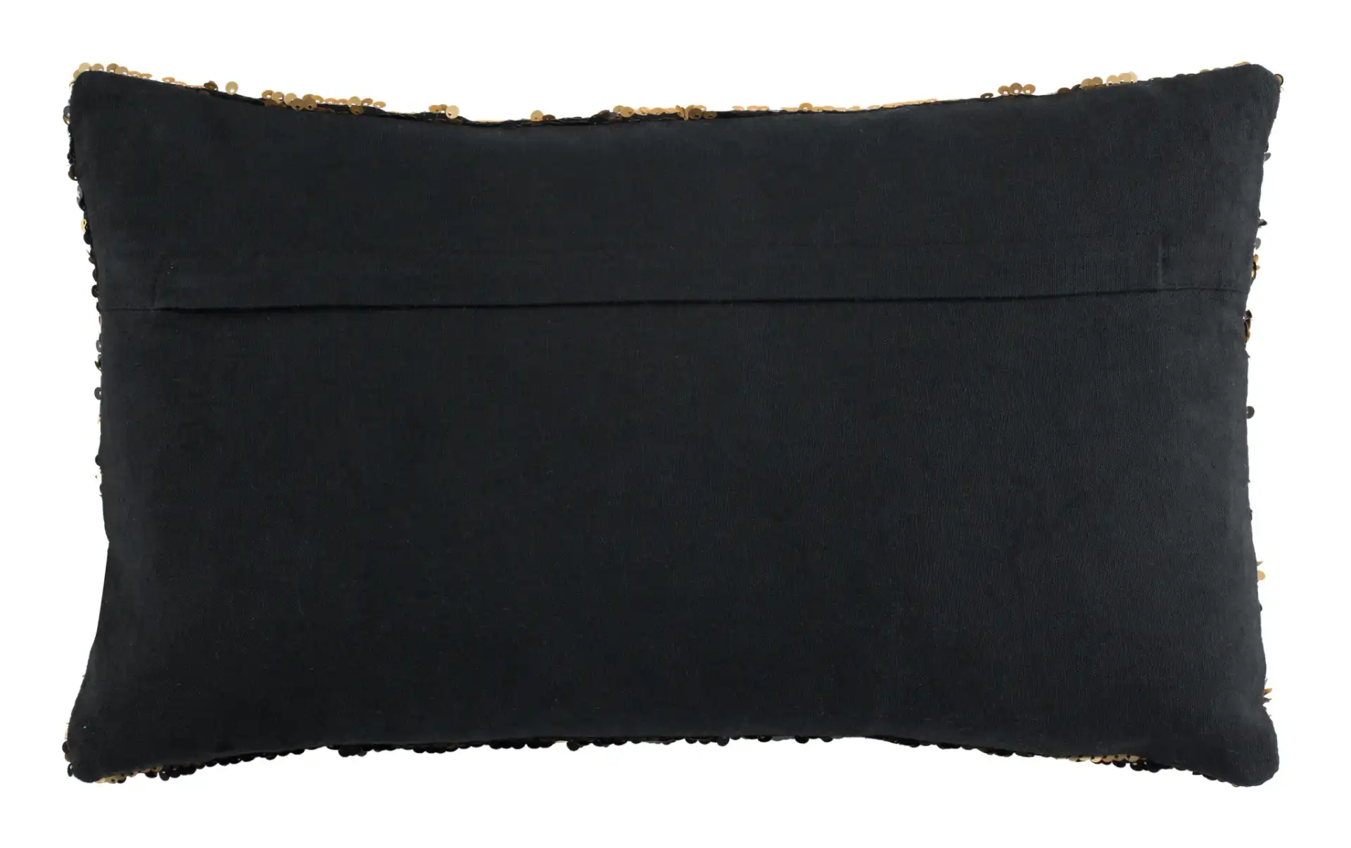 Talon Two-Tone Pillow in Gold, detail view
