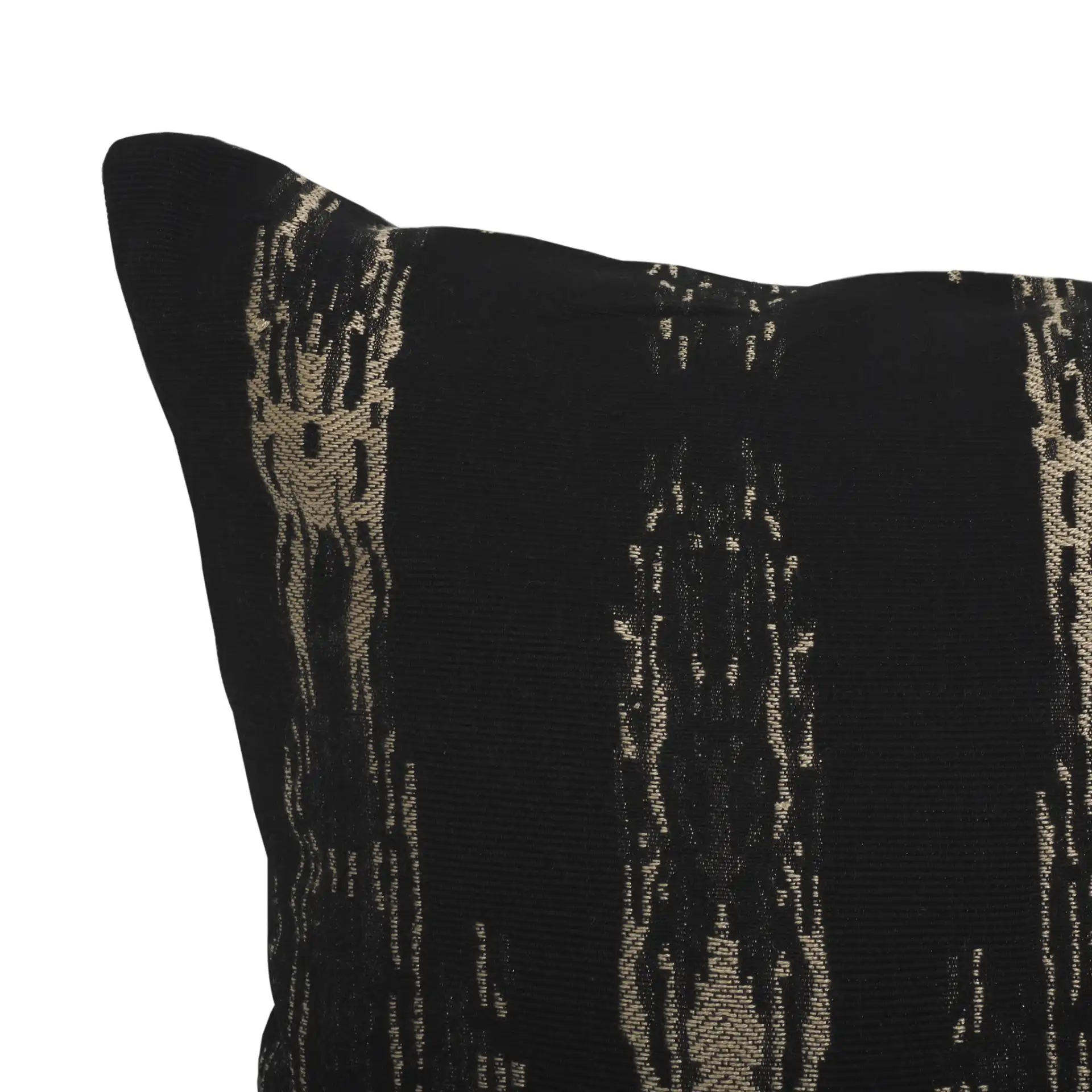 Zoelle Pillow in Black / Natural in a styled room