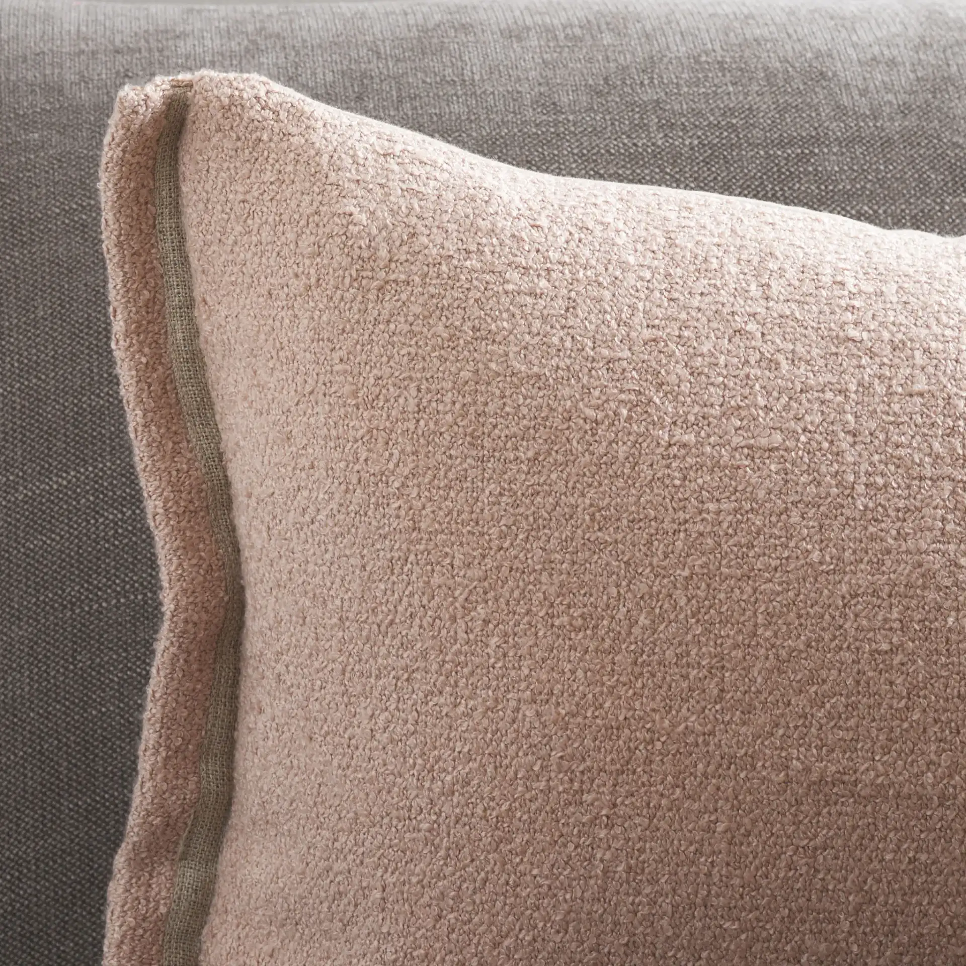 Pyper Pillow in Dusty Pink in a styled room