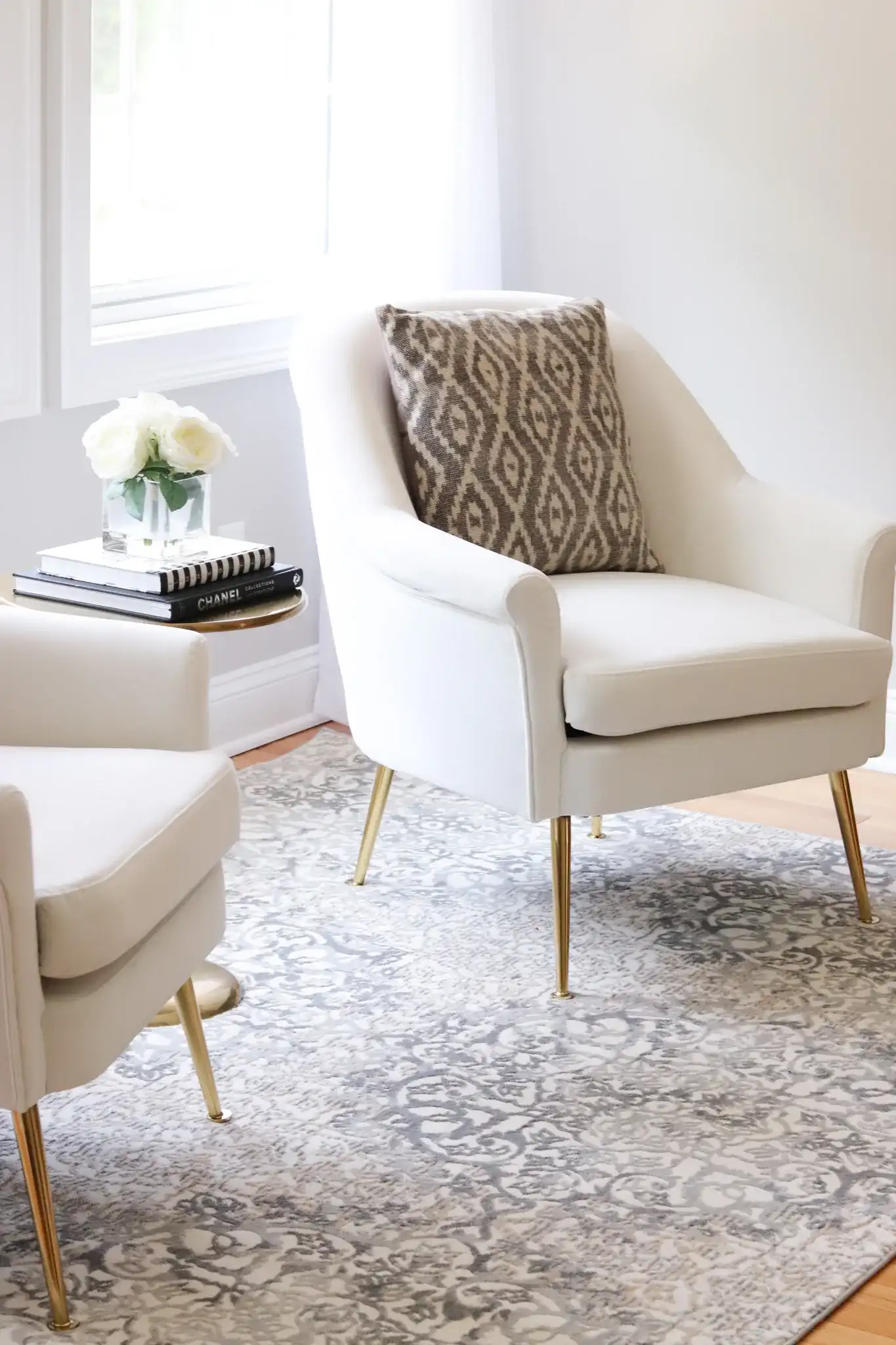 Benzon Pillow in Beige / Cream in a styled room