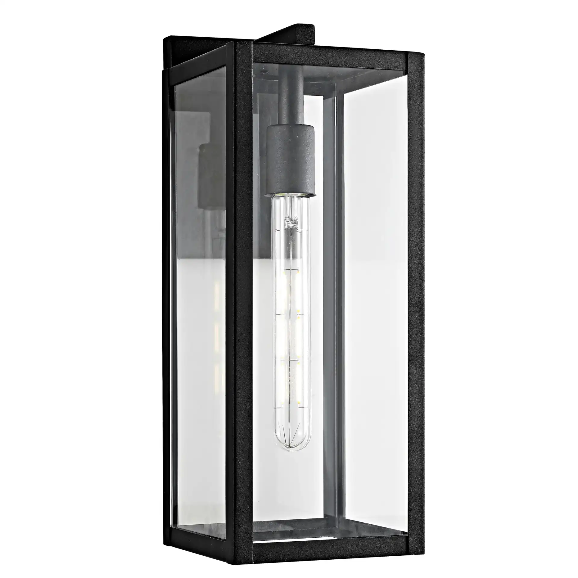 Welson Outdoor Wall Lantern in Black