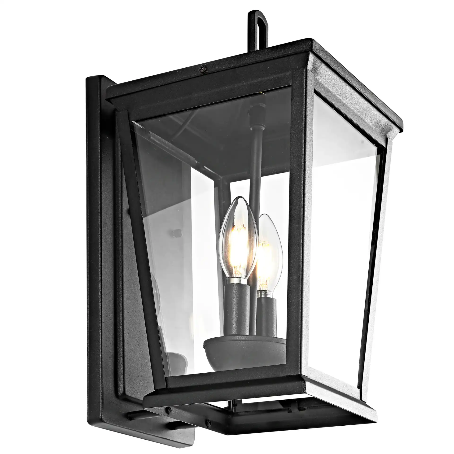 Morla Outdoor Wall Lantern in Black