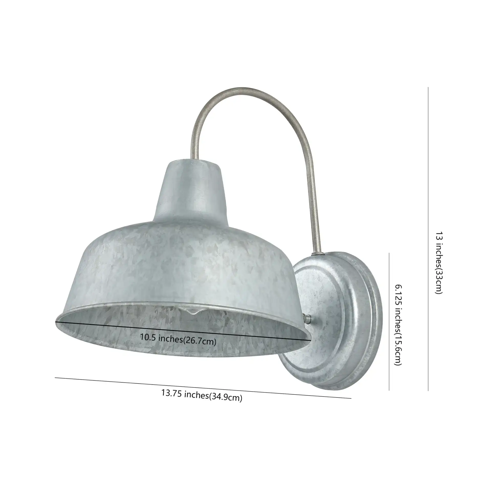 Jennine Outdoor Wall Sconce (Set of 2) in Antique Silver, detail view