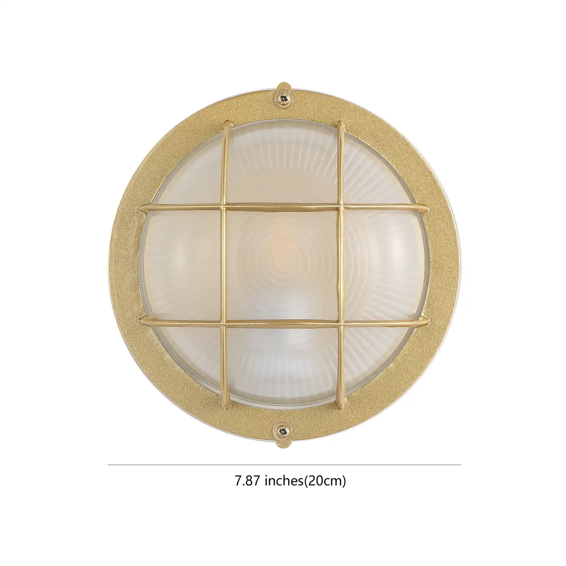 Elson Outdoor Sconce (Set Of 2) in Gold, detail view