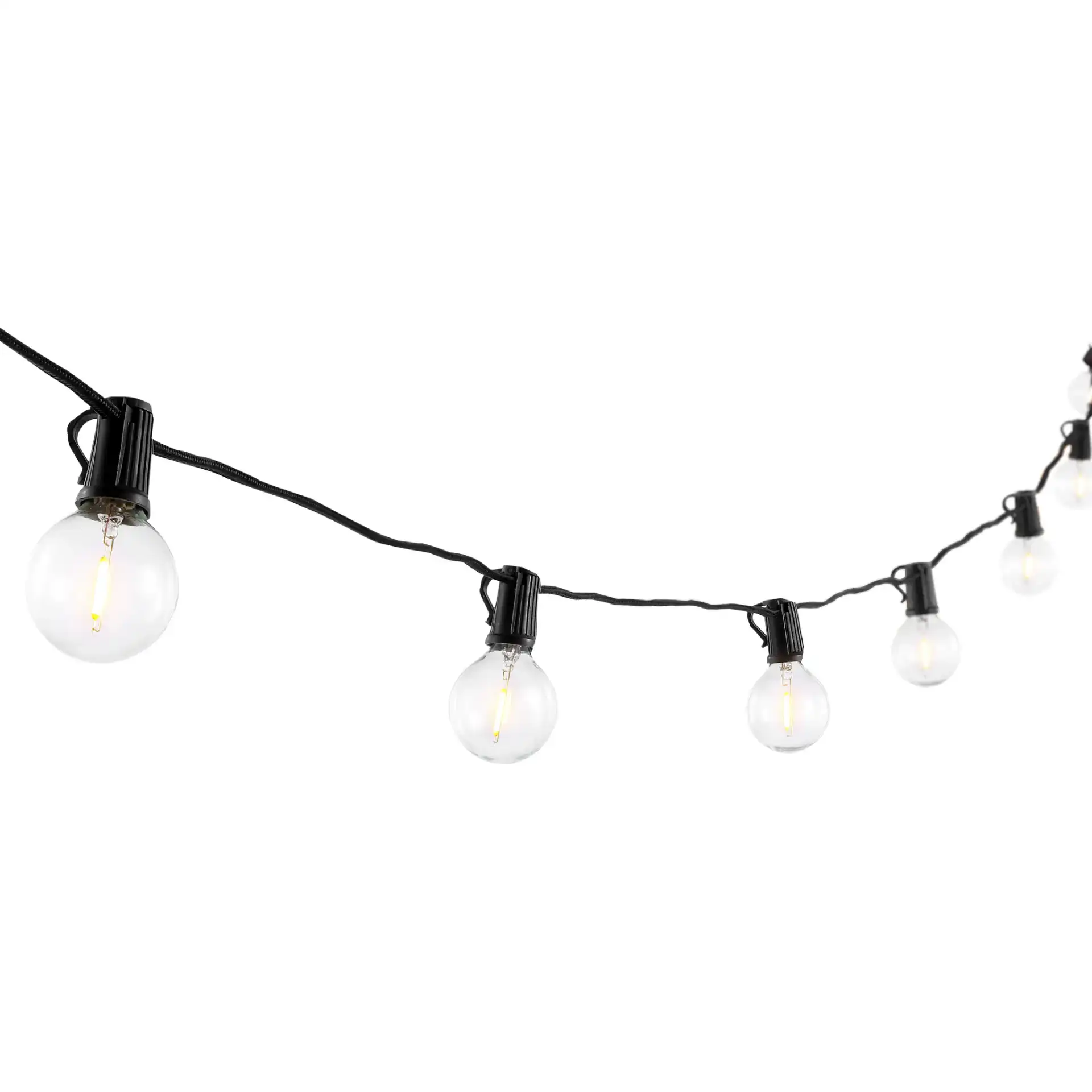 Leigh Outdoor String Light in Black