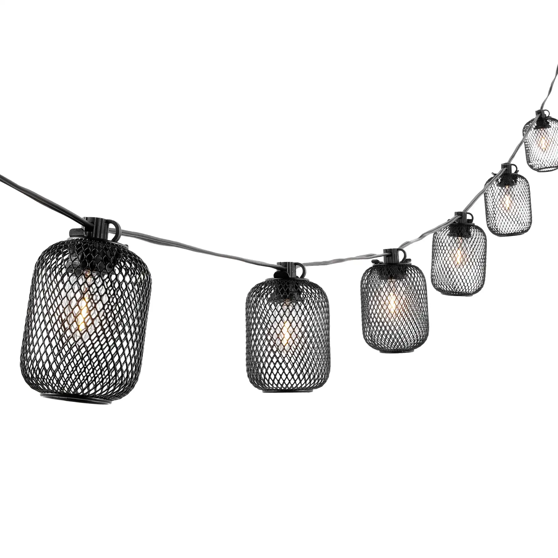 Jepsen Led Outdoor String Light in Black