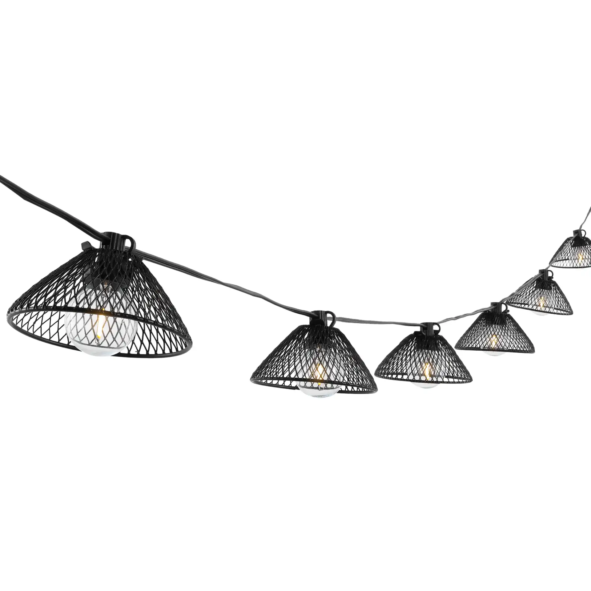 Junia Led Outdoor String Light in Black