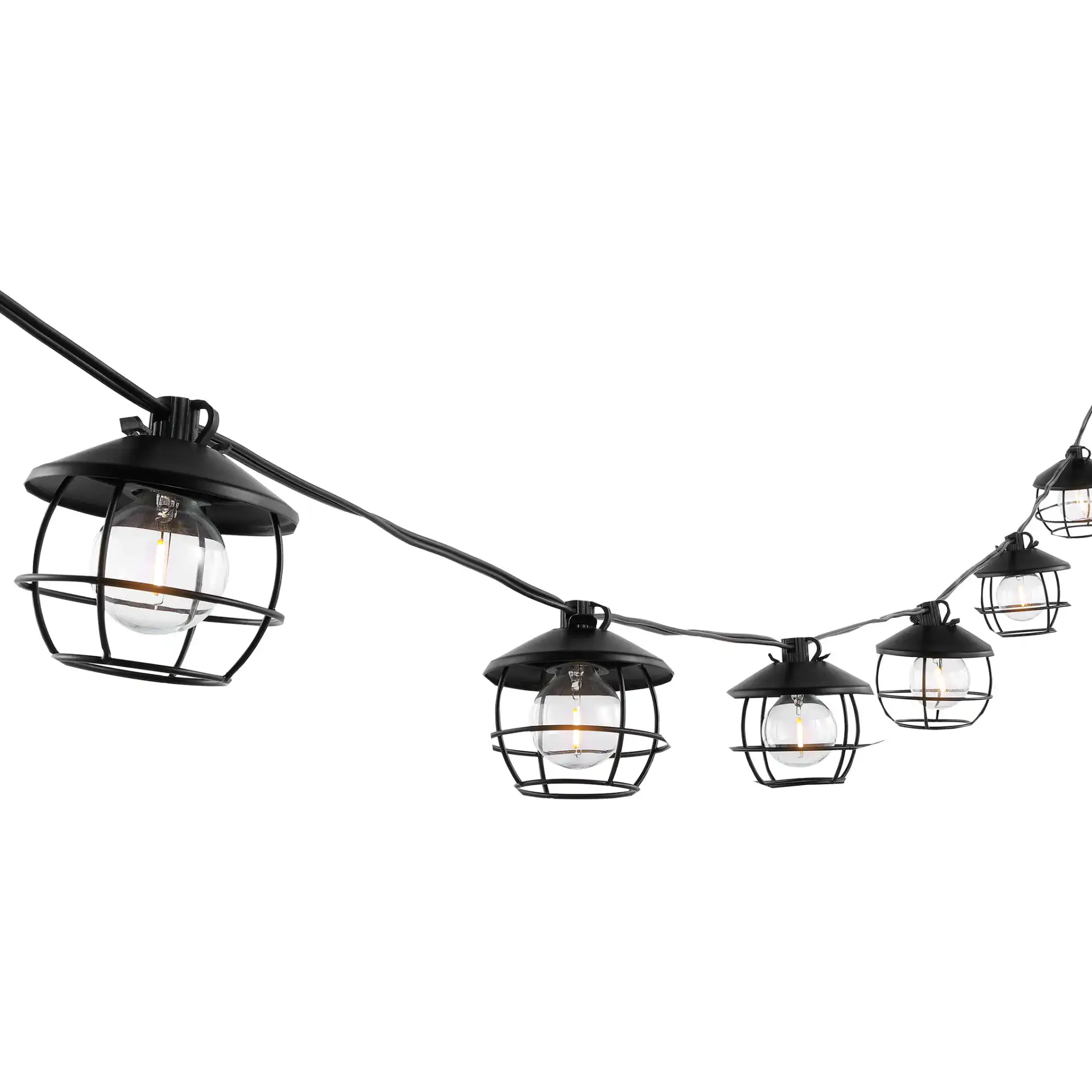 Agitha Led Outdoor String Light in Black