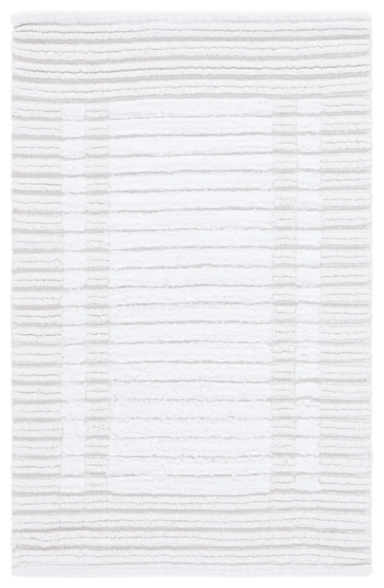 Greyson Striped Cotton Bathmat (Set of 2) in White