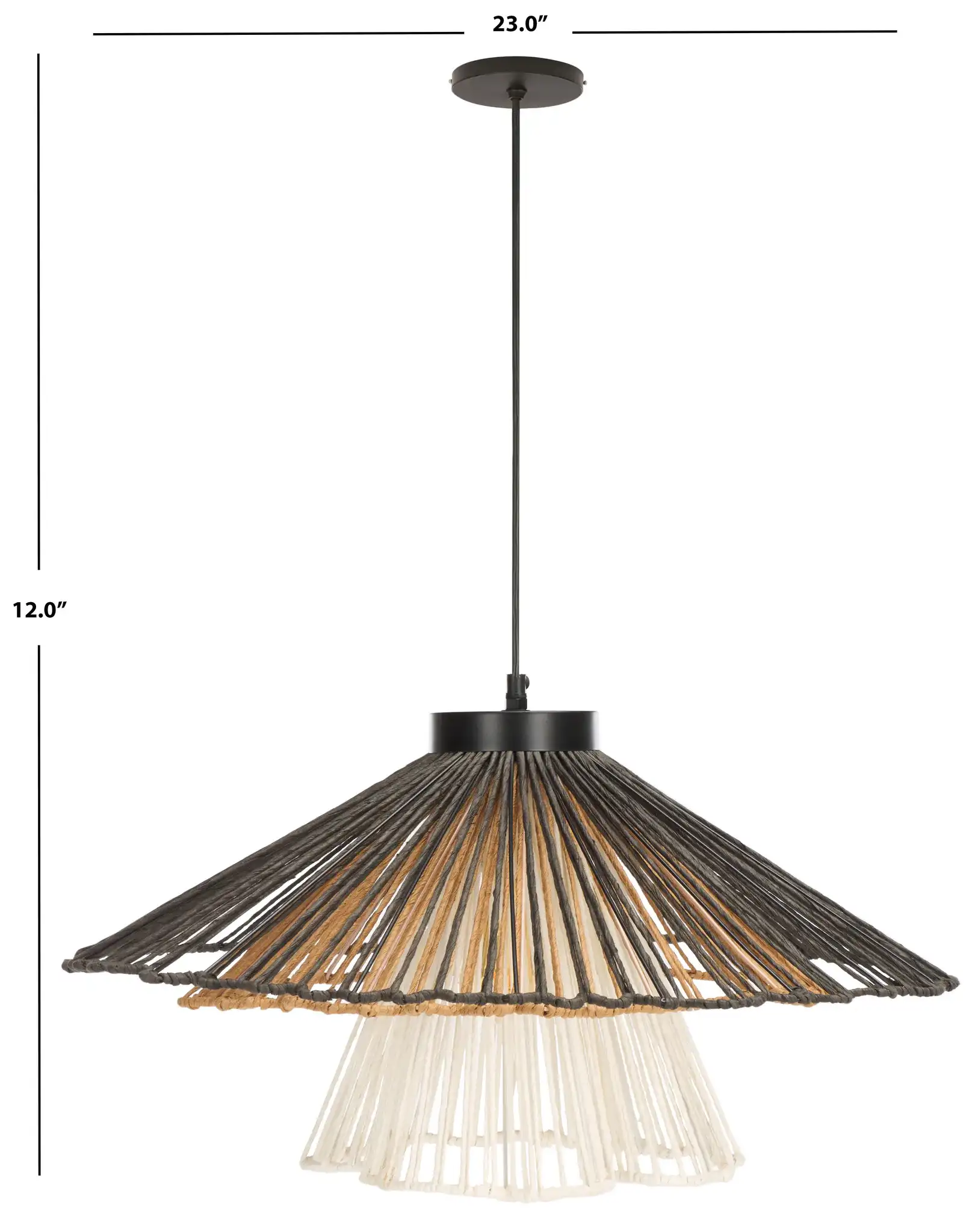 Gavi Pendant in Multicolor, detail view
