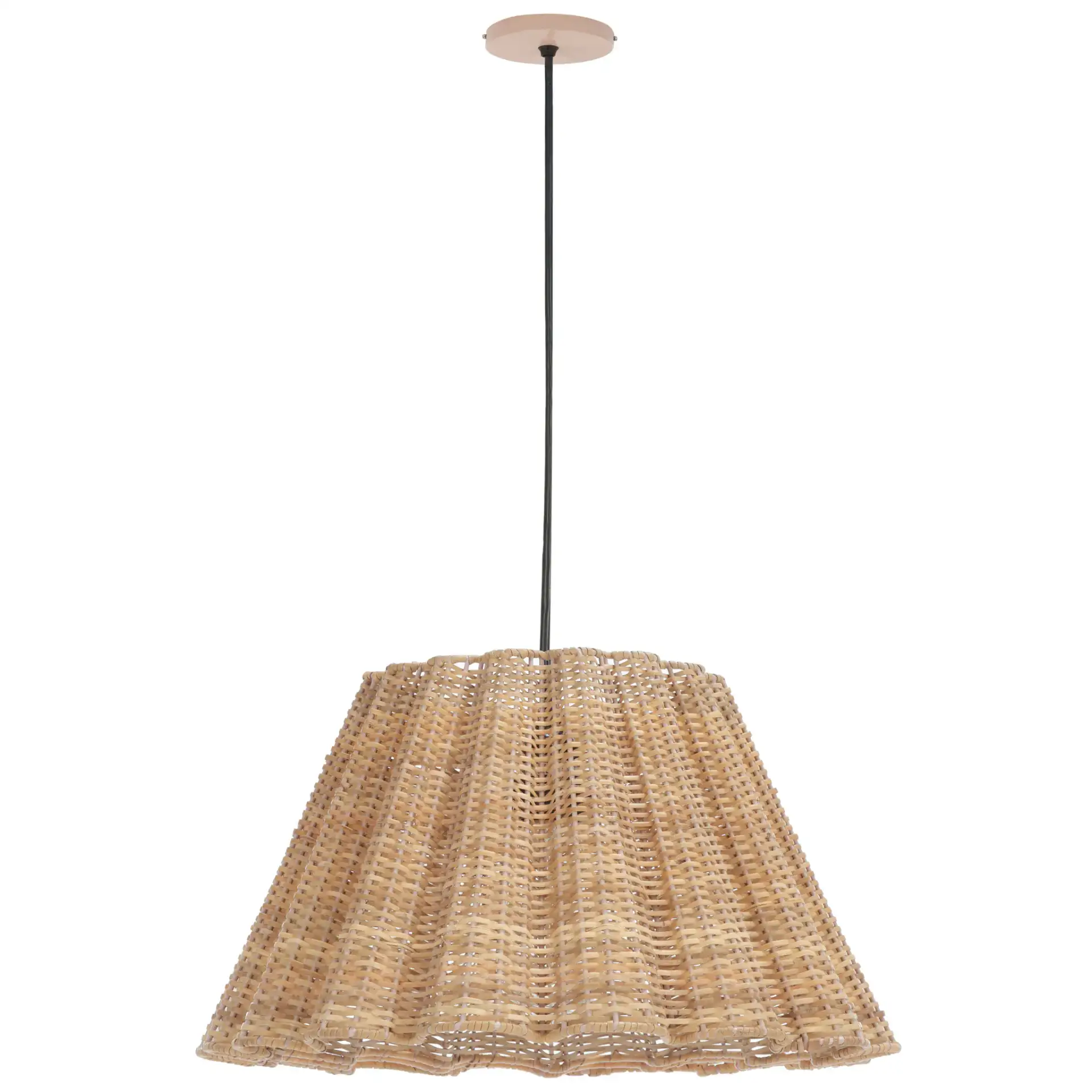 Luca Pendant in Natural, detail view