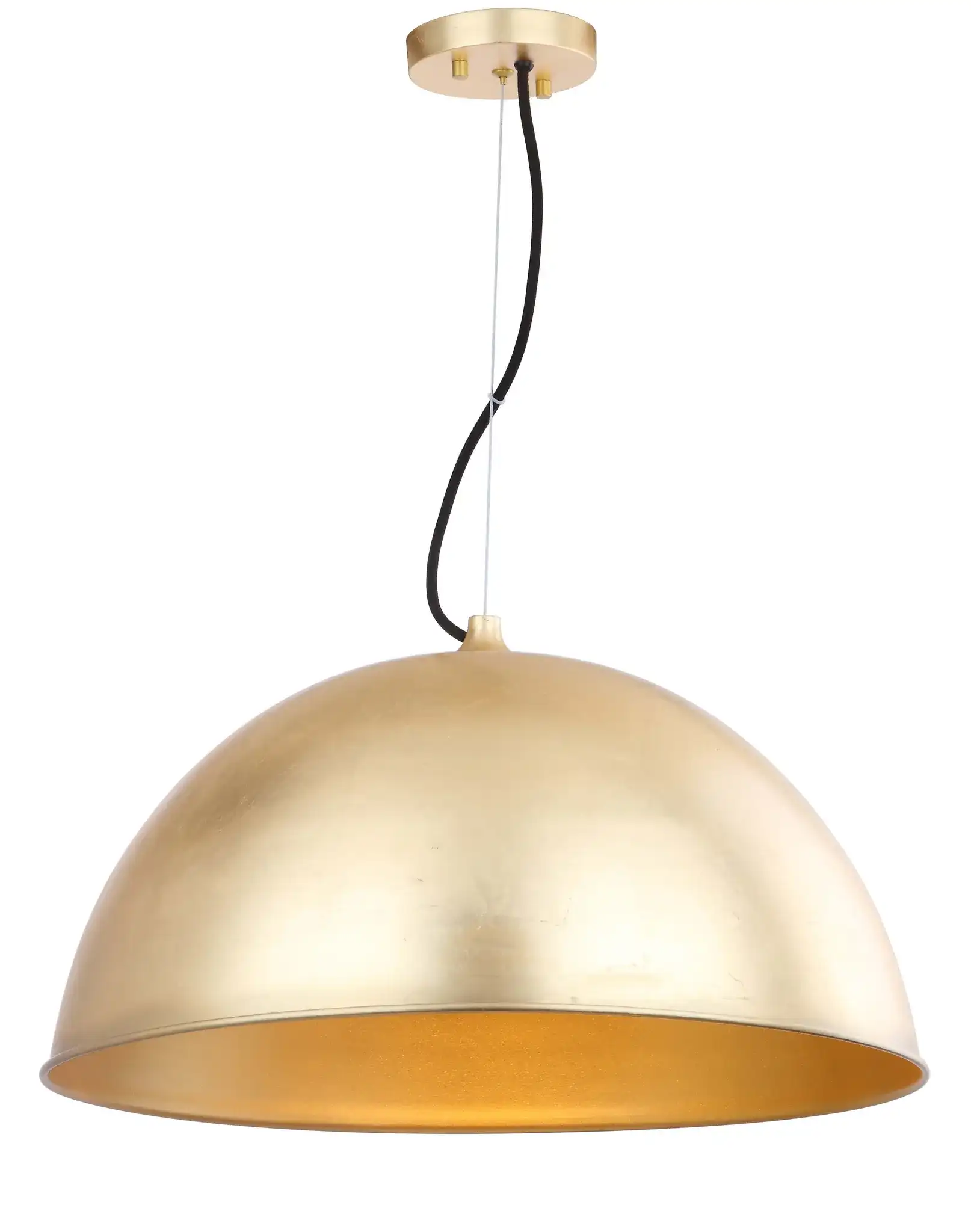 Archer Dome Pendant in Gold Leaf