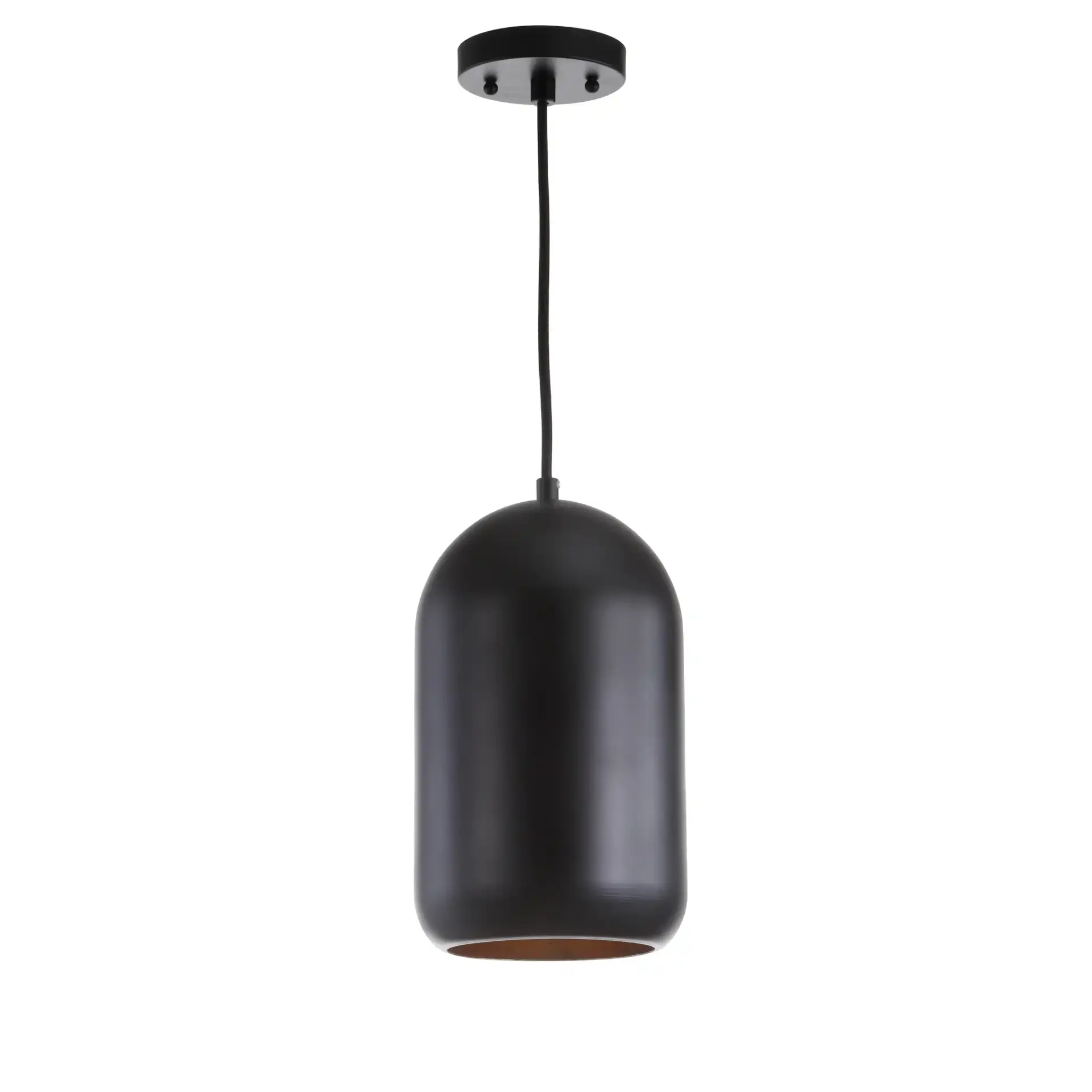 Carisir Pendant in Black, detail view
